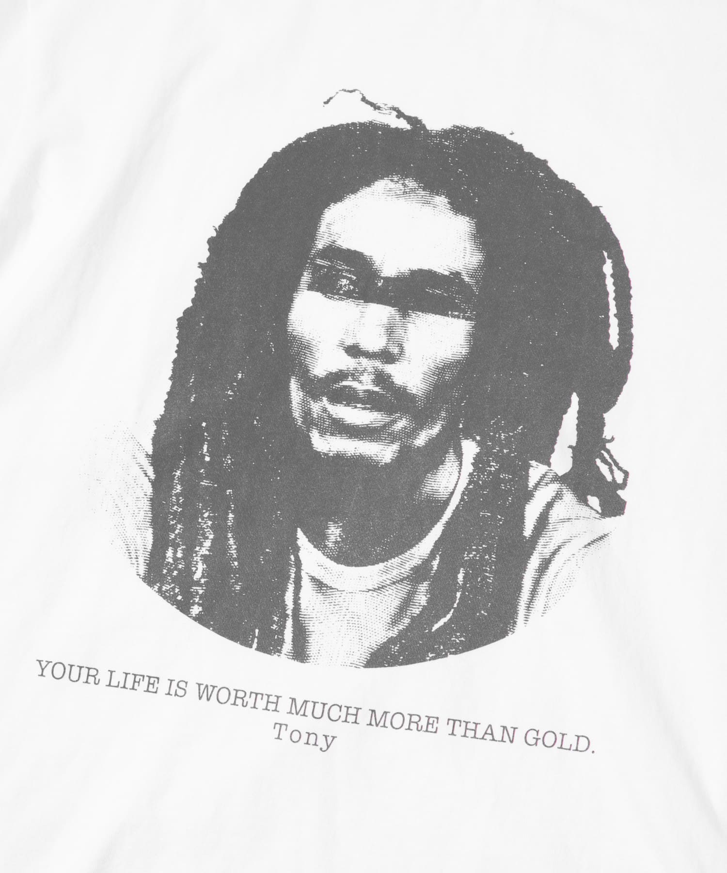 TONY　Jah”渾身”Tee WHT L