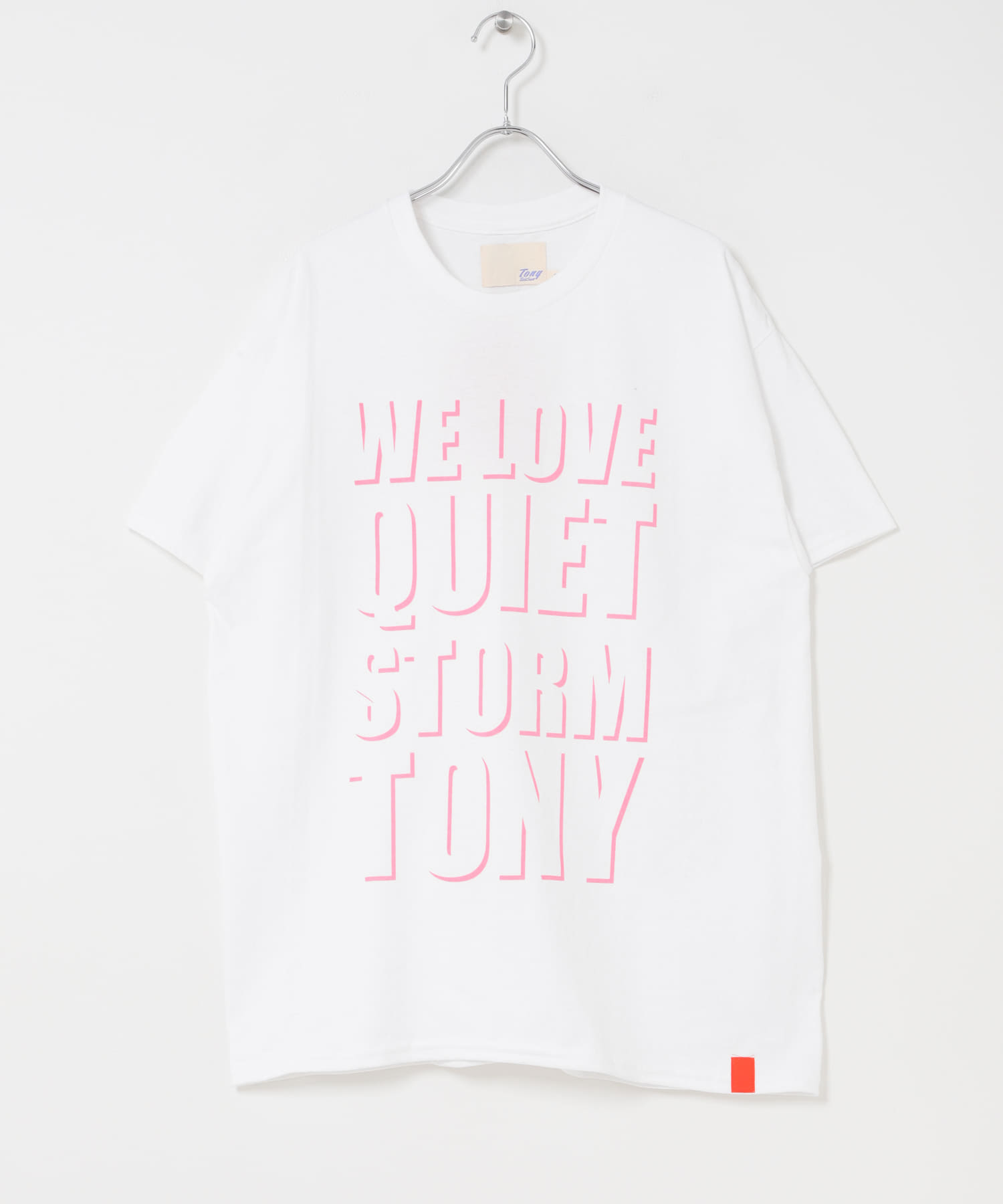 TONY　Quiet Storm Tee WHT L