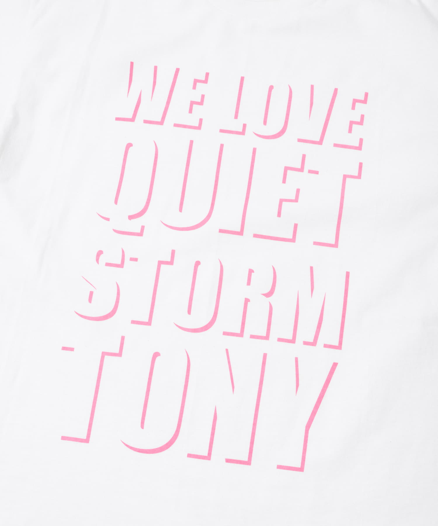 TONY　Quiet Storm Tee WHT L