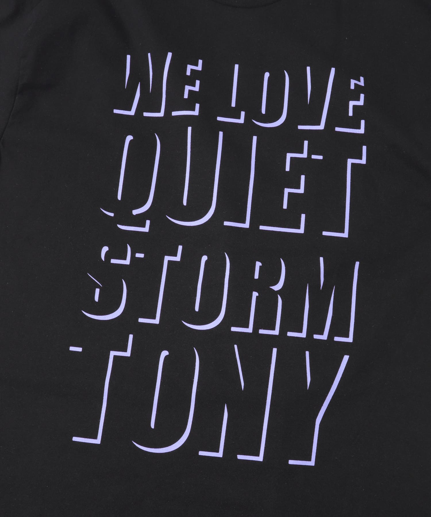 TONY　Quiet Storm Tee BLK L