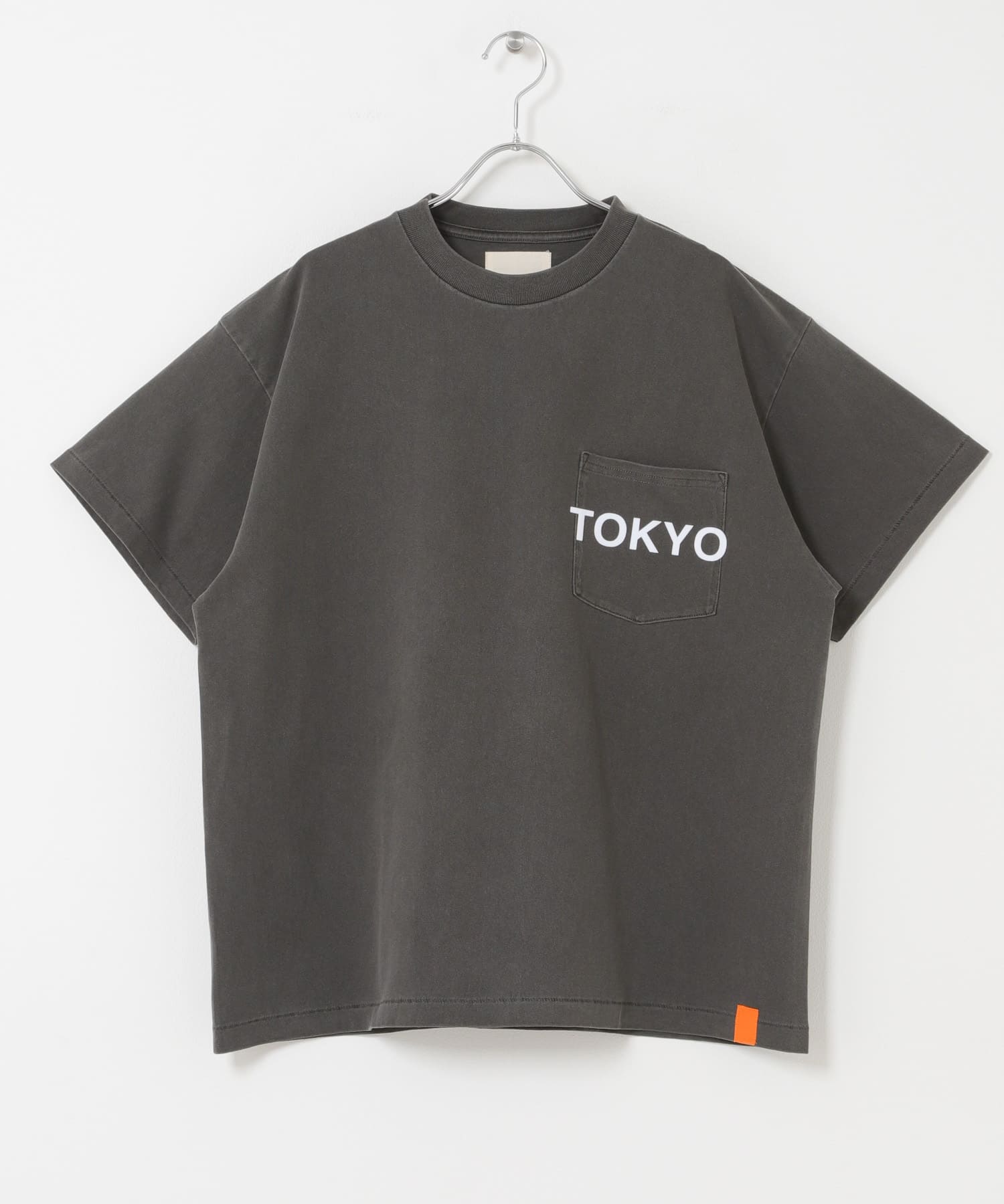 TONY　TOKYO POCKET TEE BLK L