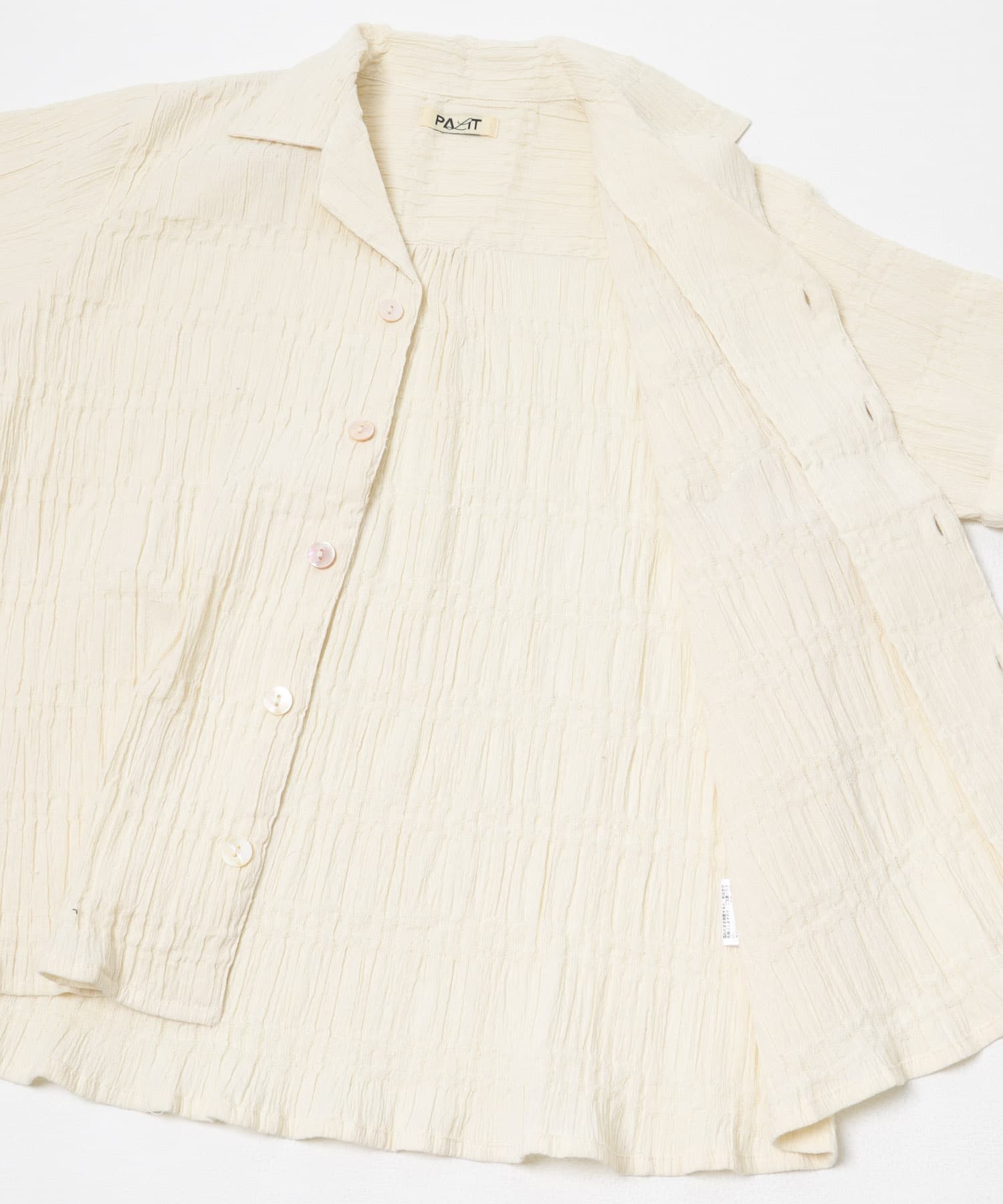 PALIT　Summer Shirt WHITE Free