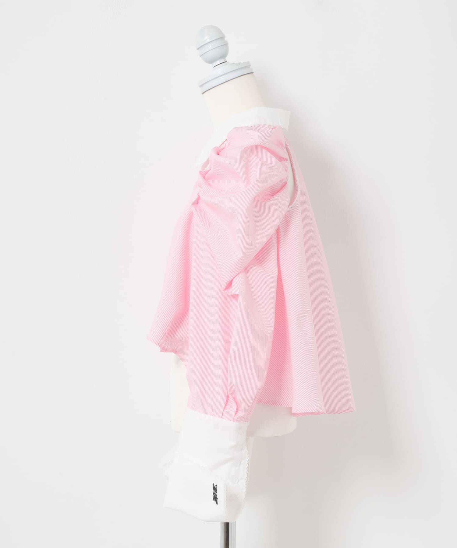 neith.tokyo　CLERIC FLARE SHIRT PINK Free