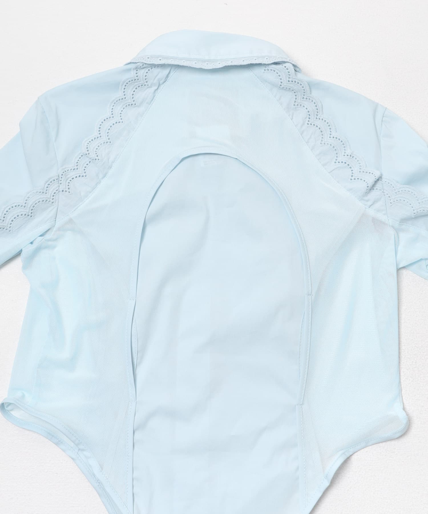 neith.tokyo　HANDKERCHIEF TIED SHIRT BLUE Free