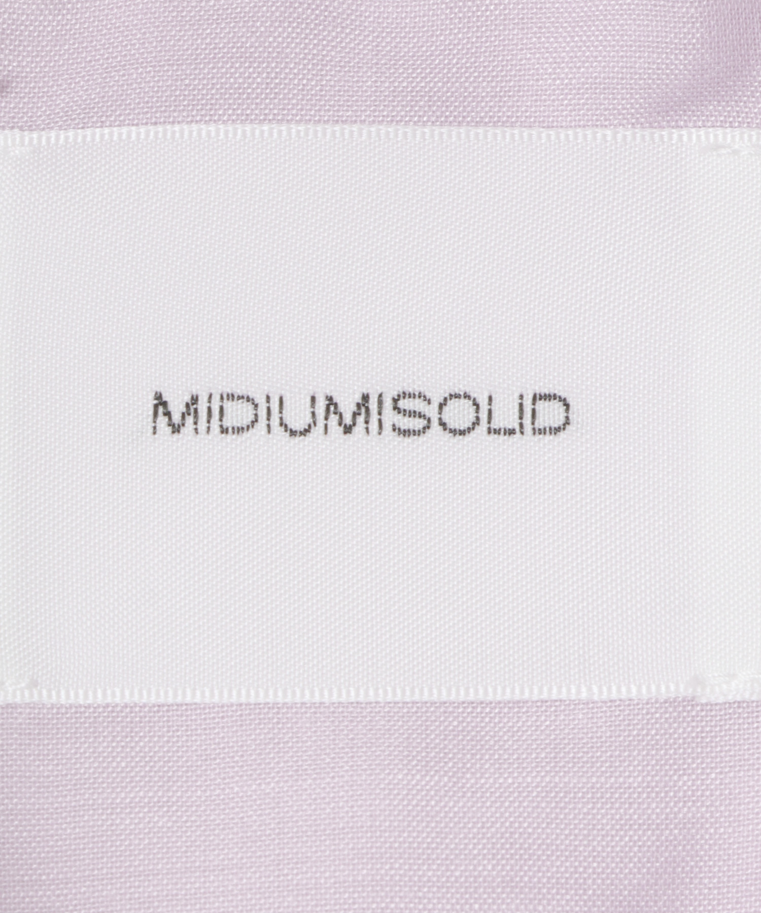 MIDIUMISOLID　DROWSTRING SHIRT S.PINK Free