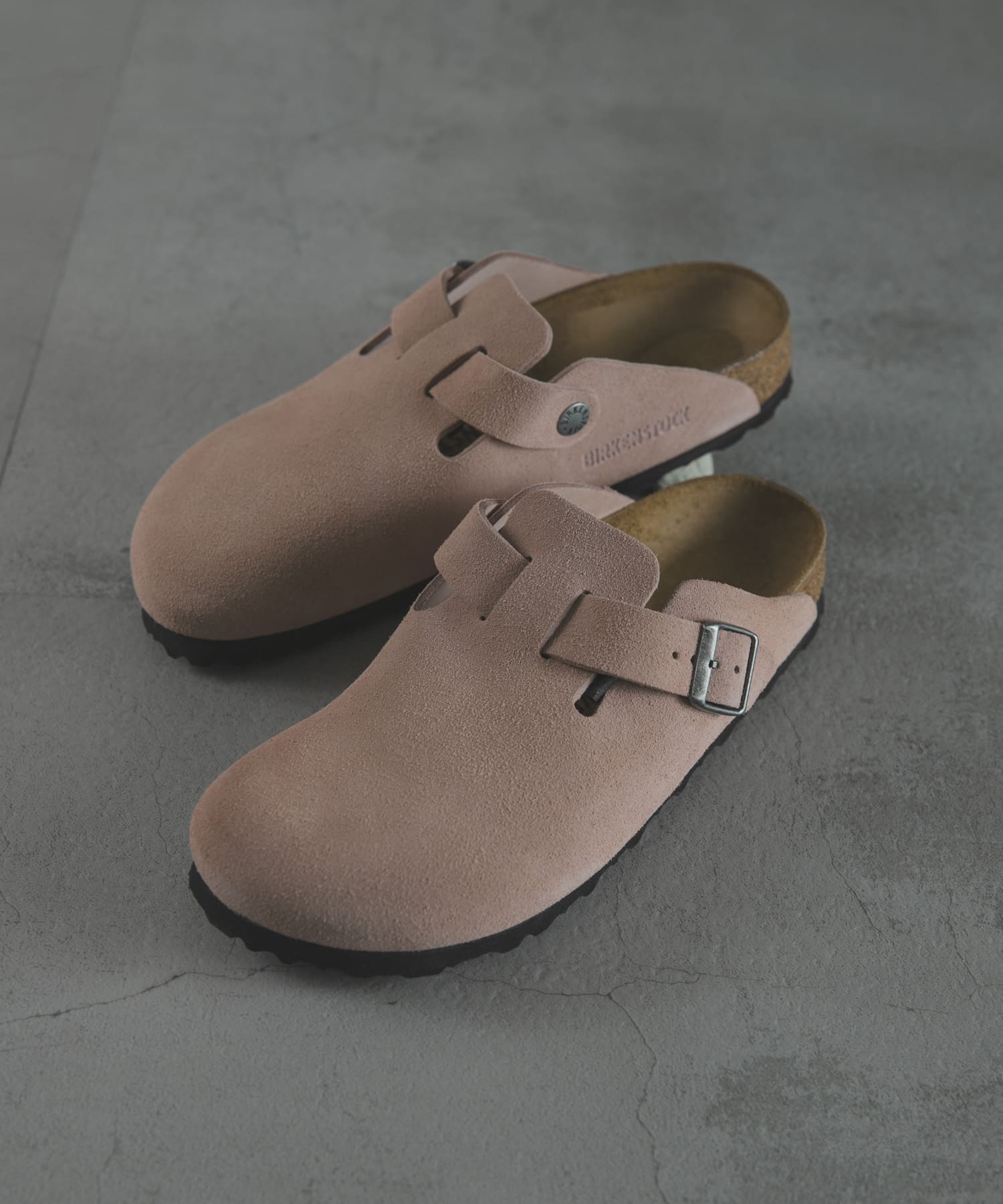 BIRKENSTOCK BOSTON LEVE PINK CLAY (NARROW)(36 PINK): シューズ