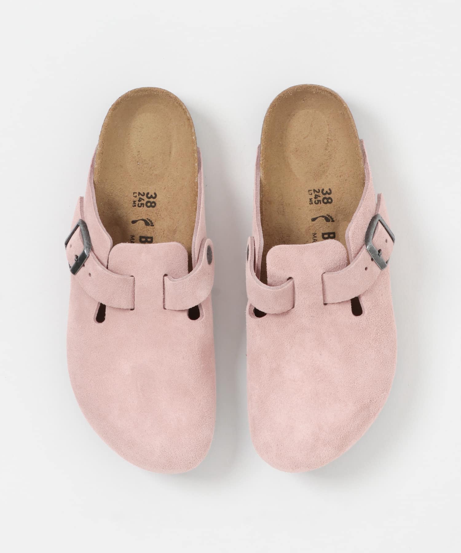 BIRKENSTOCK BOSTON LEVE PINK CLAY (NARROW)(36 PINK): シューズ