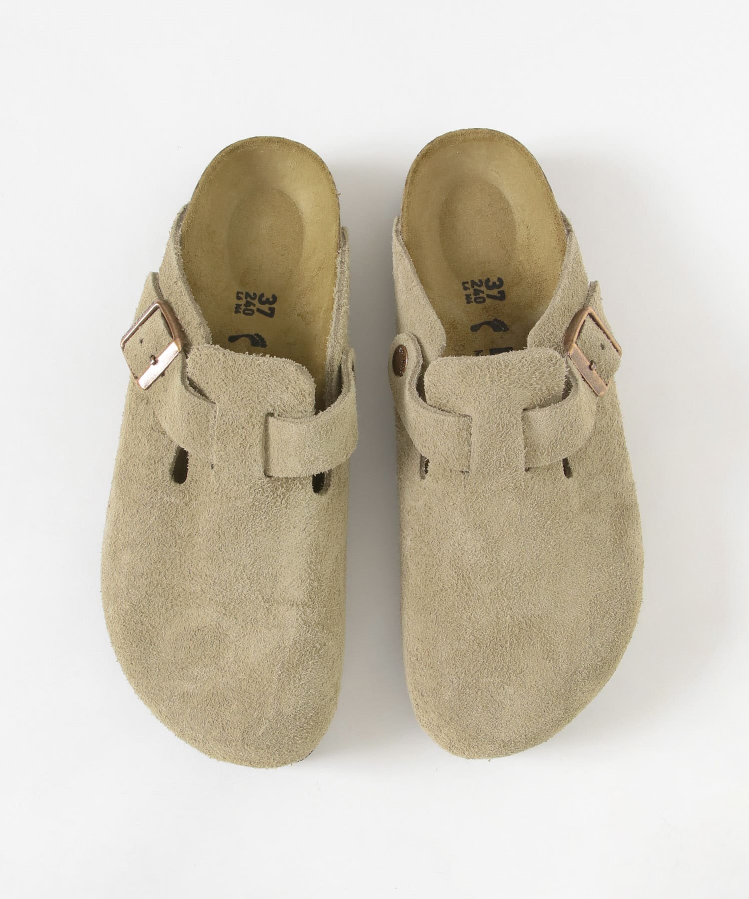 BIRKENSTOCK　BOSTON LEVE TAUPE (NARROW) TAUPE 36