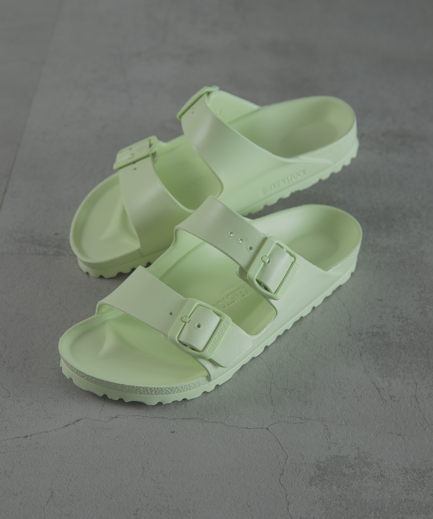 BIRKENSTOCK　ARIZONA EVA FADED LIME (NARROW)