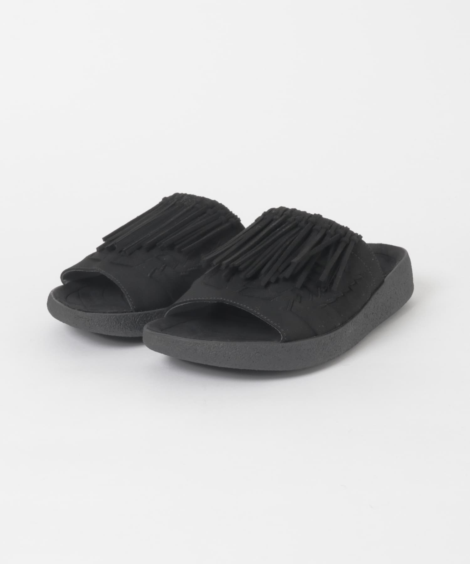 malibu sandals　THUNDERBIRD THATCH SLIDE BLACK 5