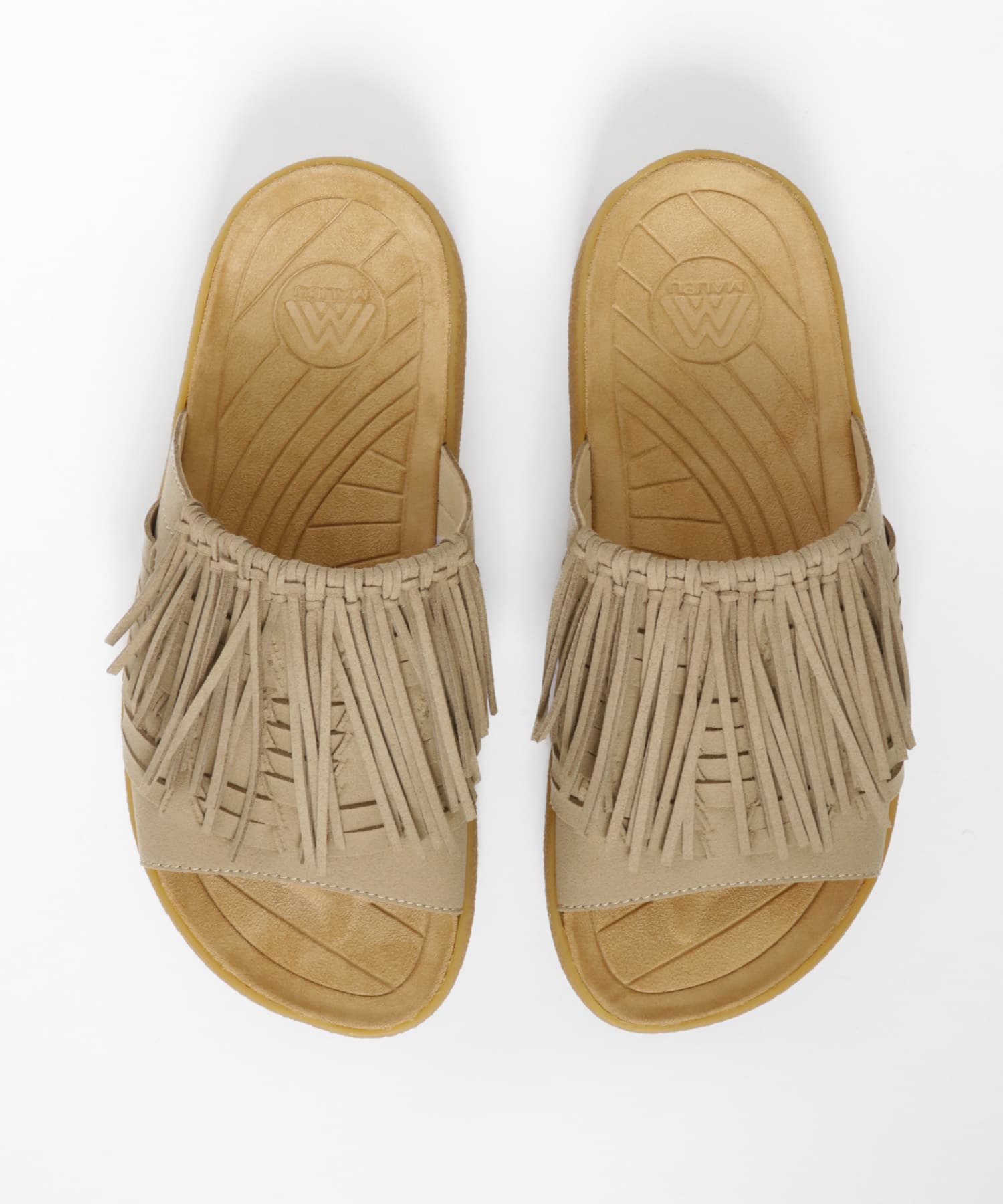 malibu sandals　THUNDERBIRD THATCH SLIDE TAUPE/TAN 5