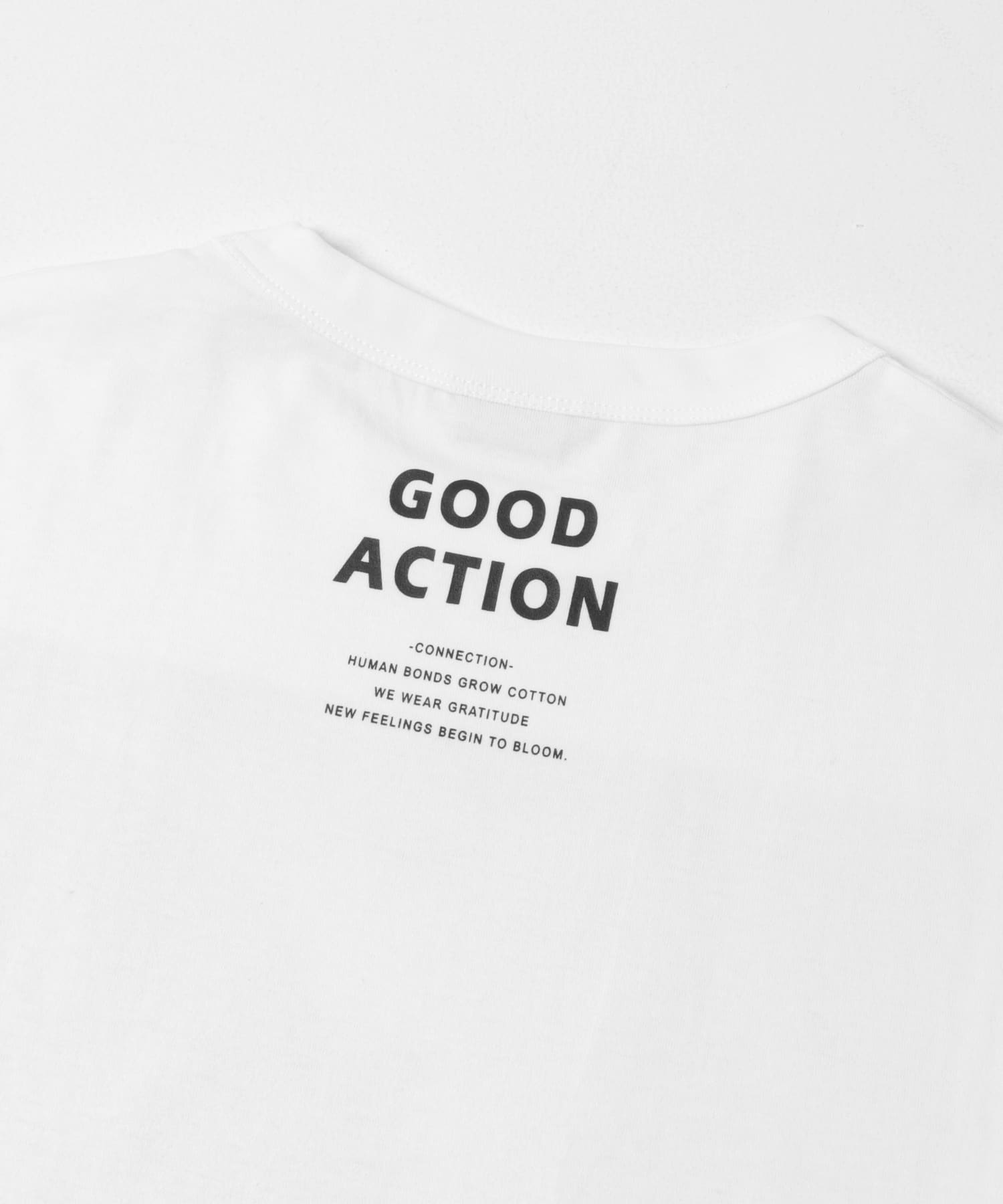 ザ グッドランド マーケット　BIG GRAPHIC TEE BLUE 1