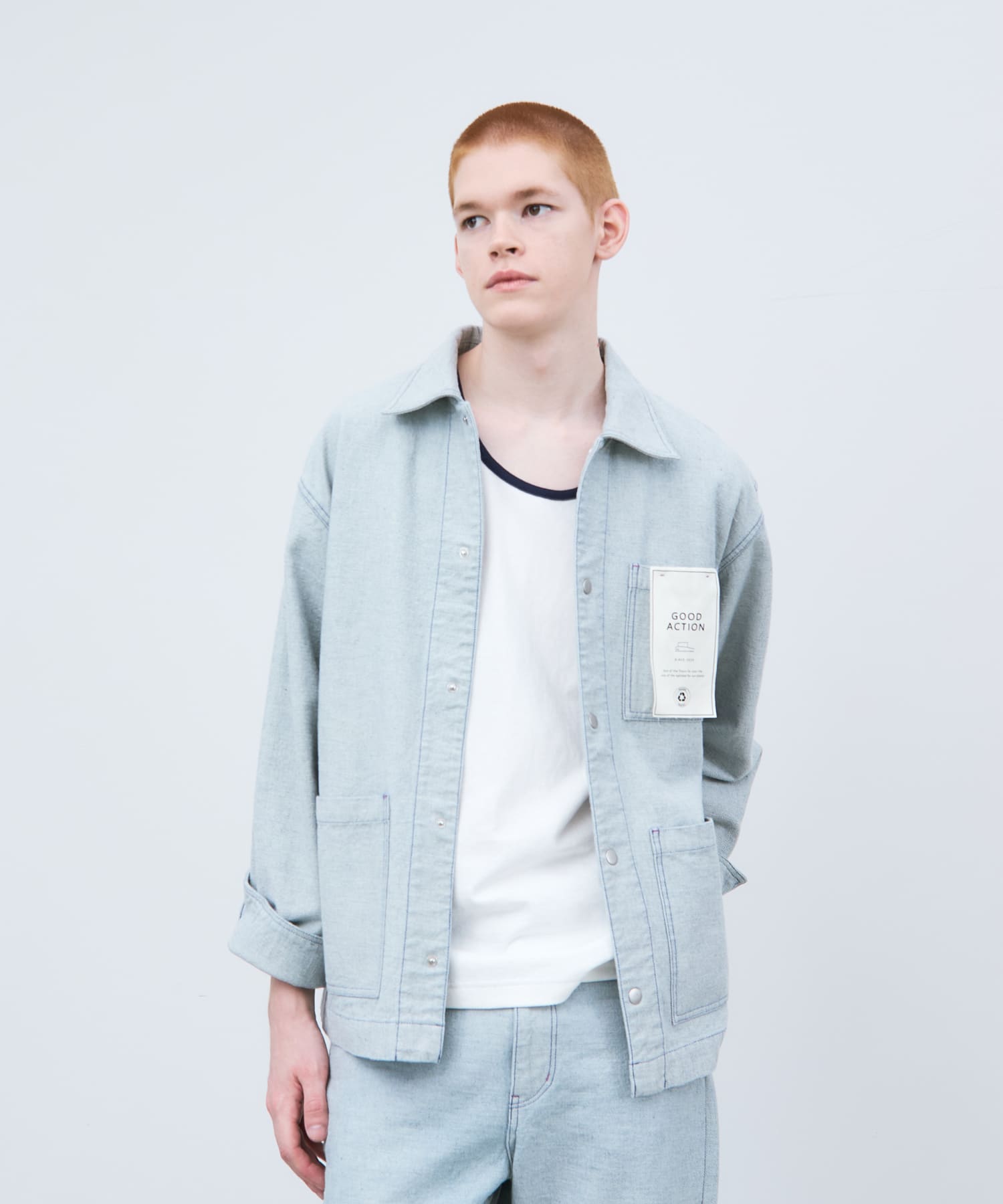 ザ グッドランド マーケット　RE DENIM COVERALL