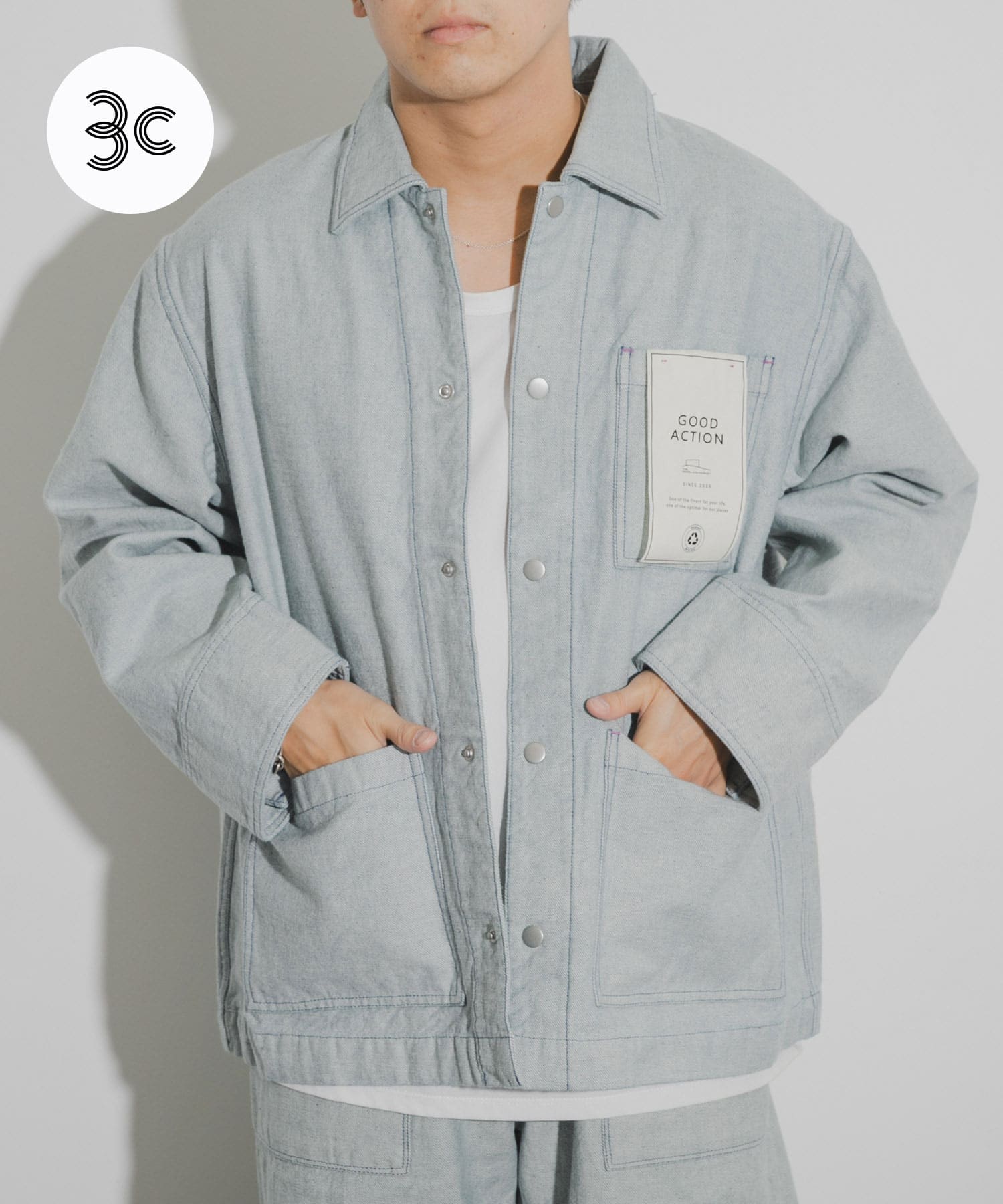 ザ グッドランド マーケット RE DENIM COVERALL