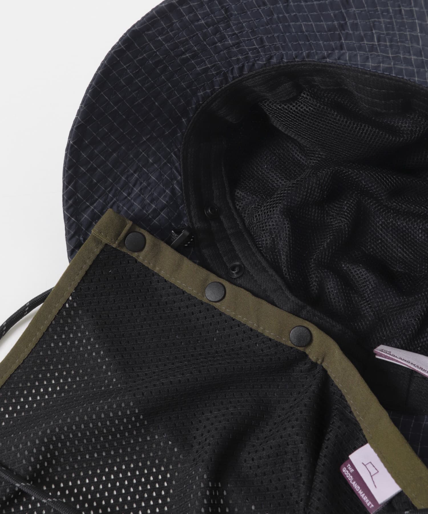 ザ グッドランド マーケット　GOOD CUSTOM SHADE MESH BLACK Free