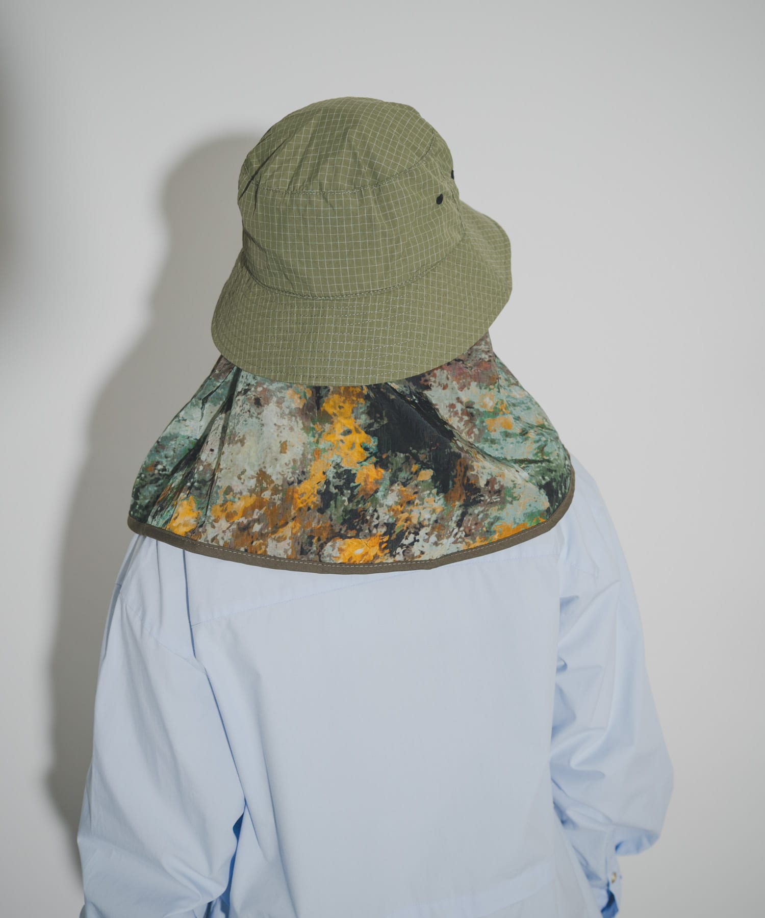 ザ グッドランド マーケット　GOOD CUSTOM SHADE PRINT KHAKI Free