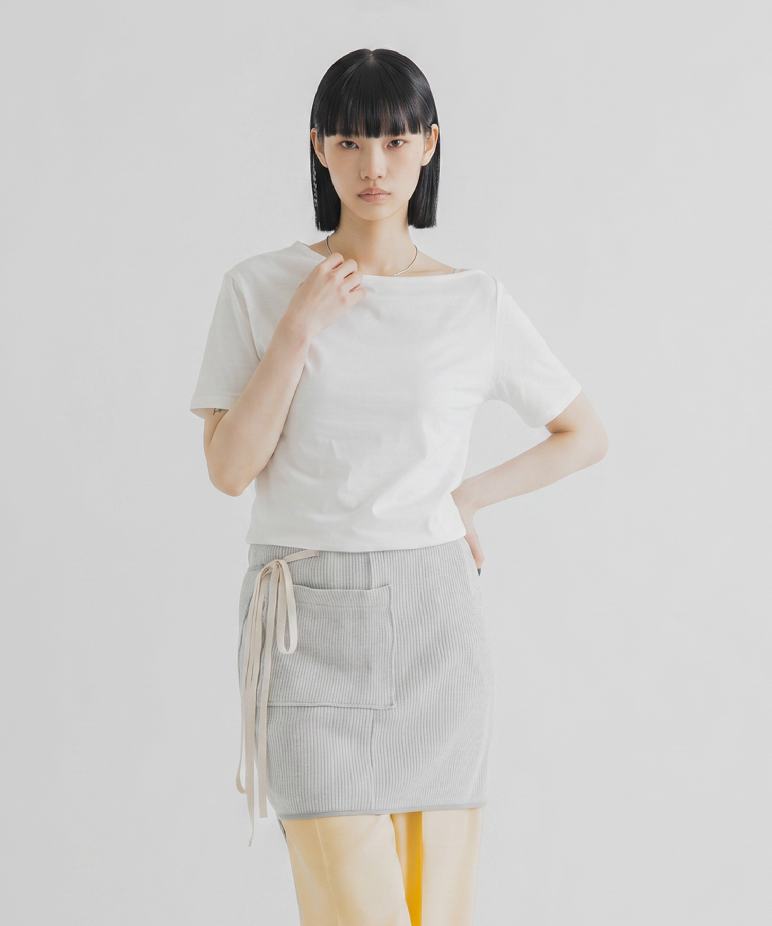 cwtch　ASYMMETRY ORGANIC T-SHIRTS