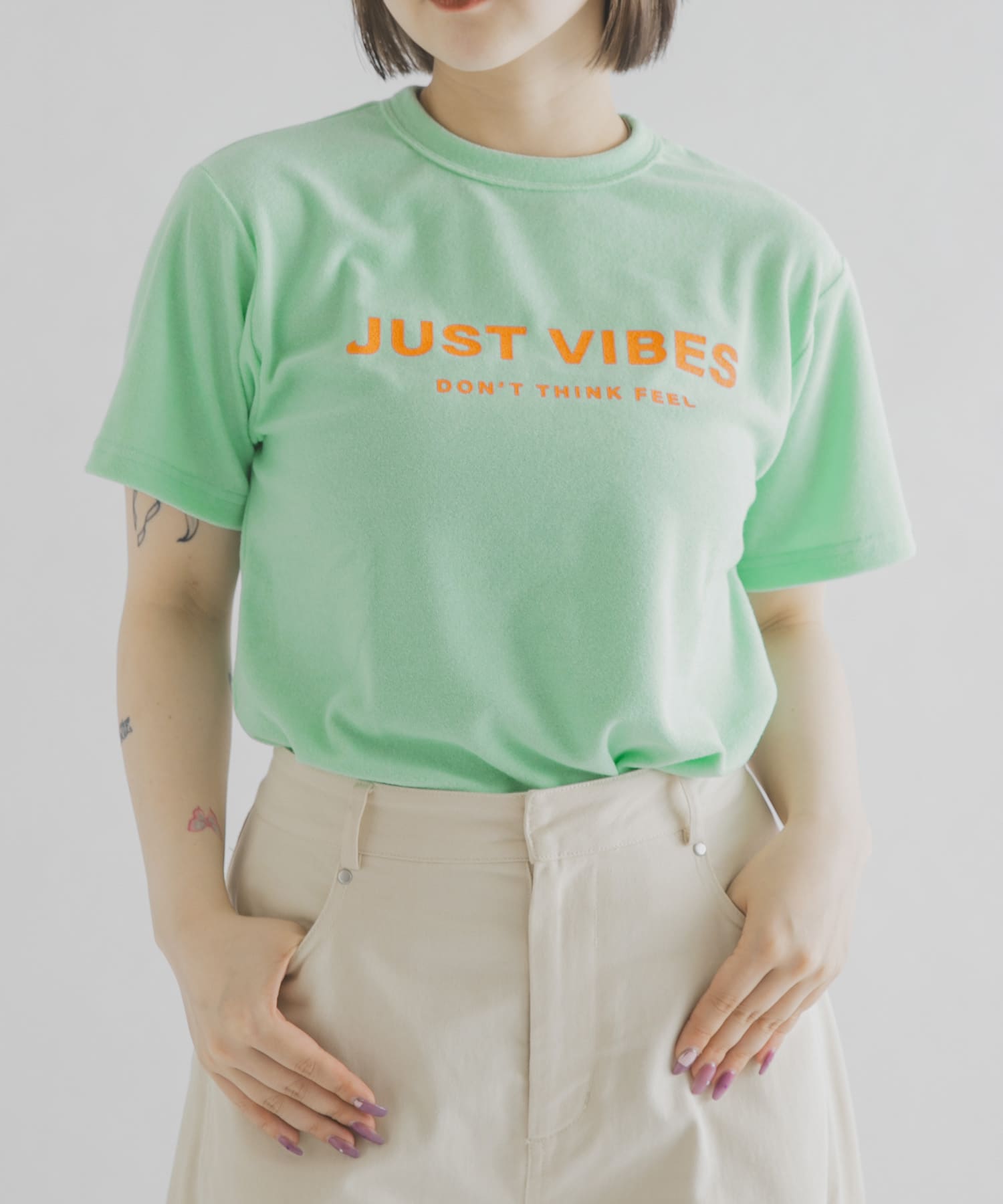 ザ グッドランド マーケット　PILE VIBES TEE