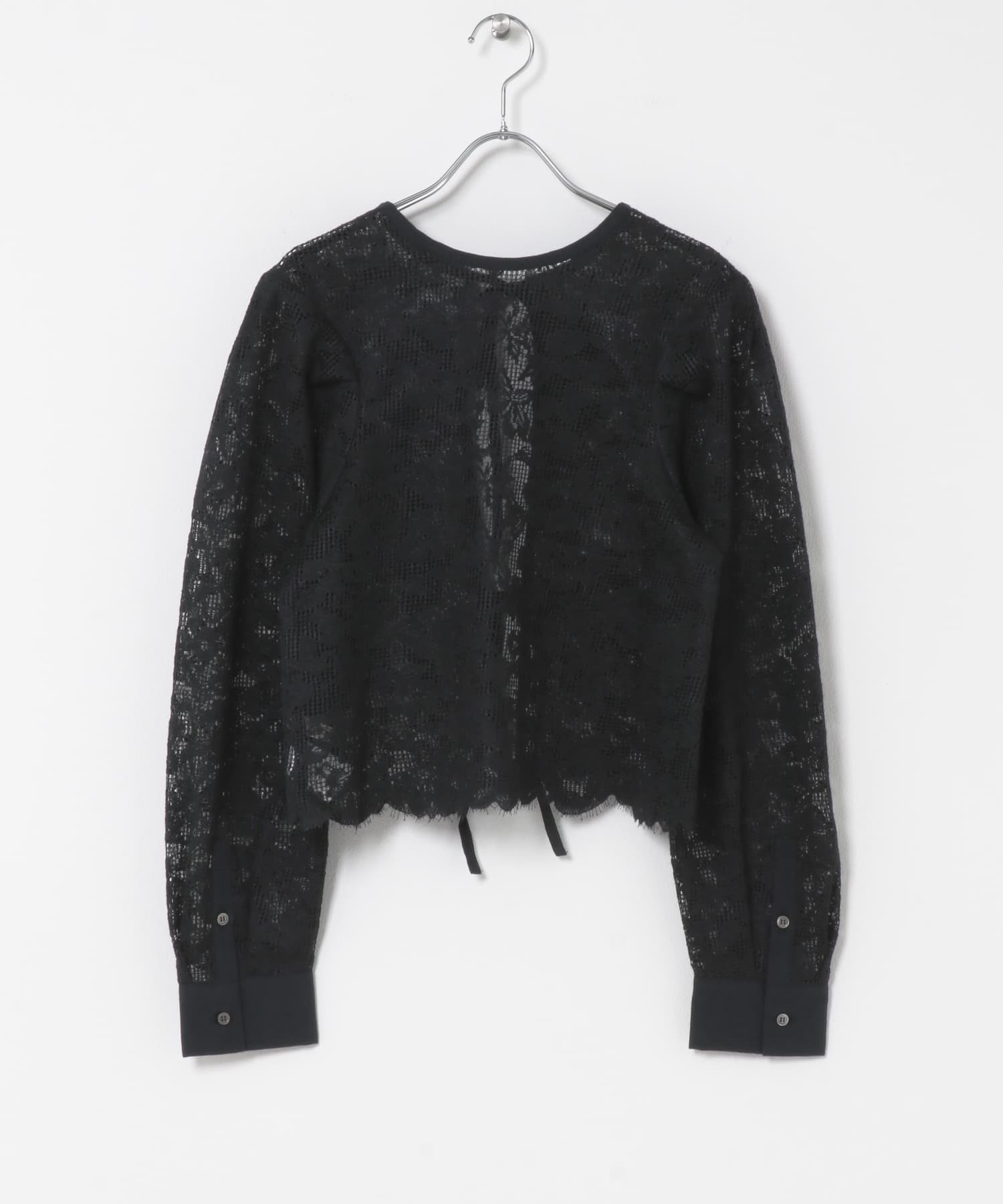 cwtch　ORGANIC COTTON 2WAY BLOUSE BLACK Free