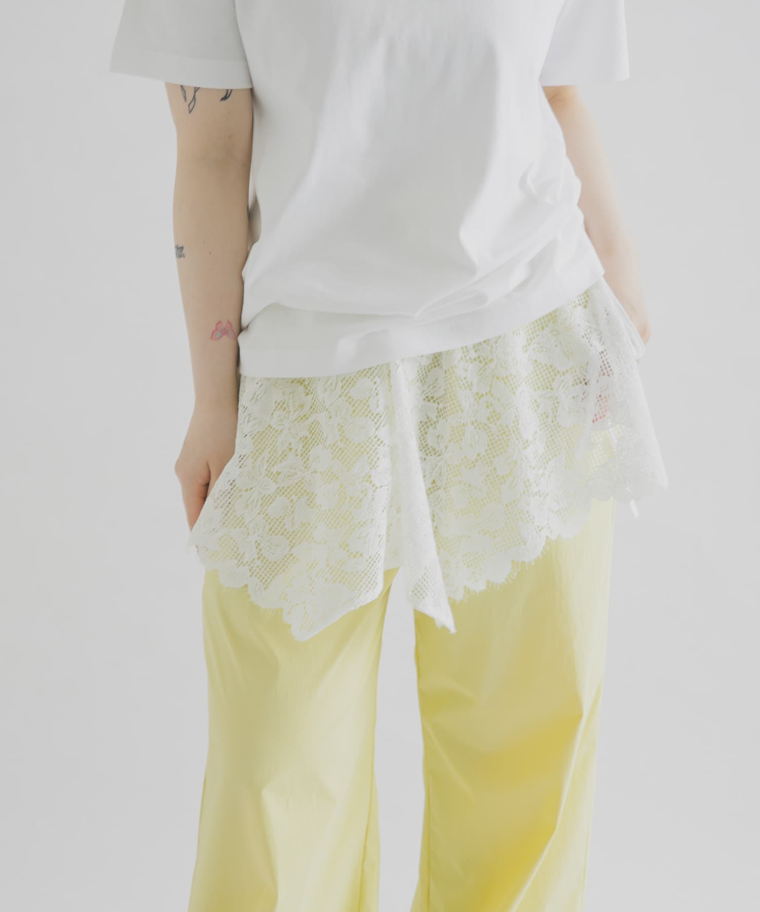cwtch　ORGANICCOTTON LACE APRON