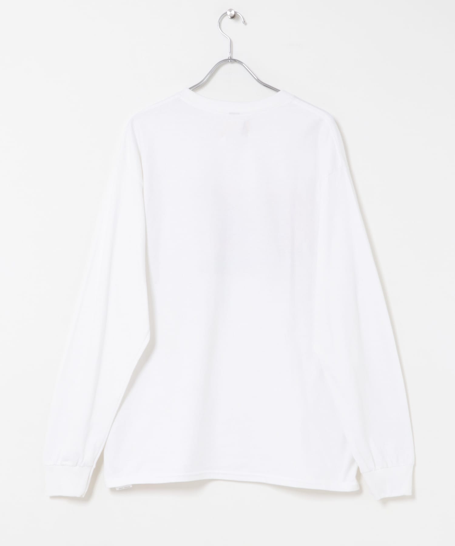 TONY　SENTENCE L/S POCKET TEE WHT L