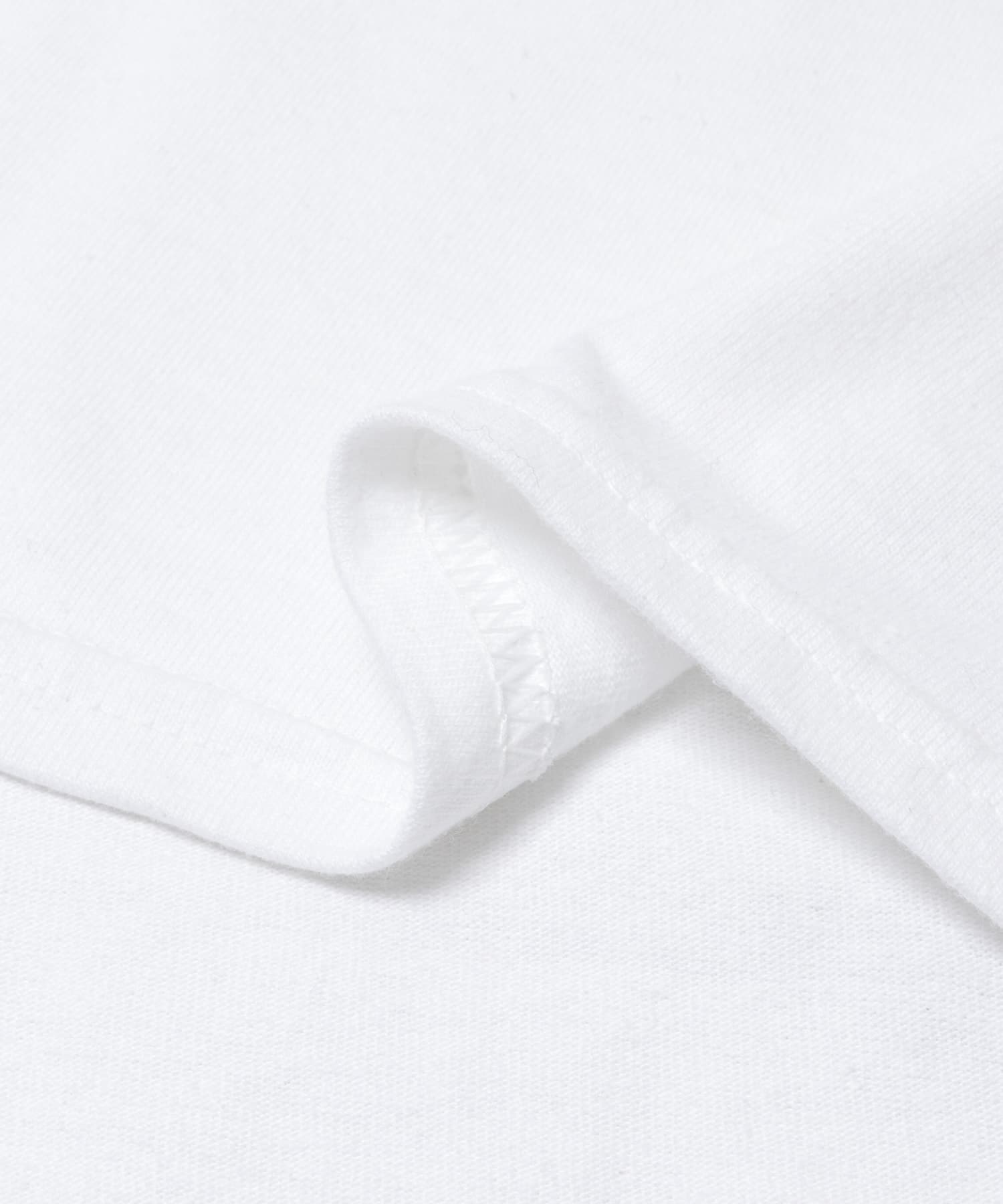 TONY　SENTENCE L/S POCKET TEE WHT L