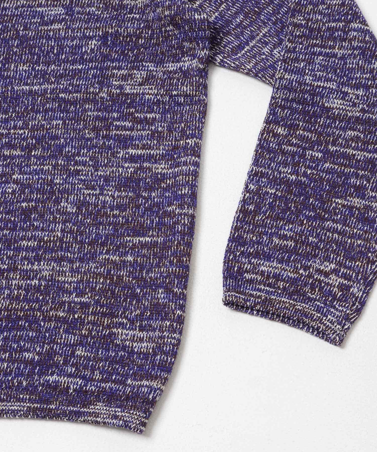 COOHEM　交編 BASIC KNIT CARDIGAN 62BLUE M