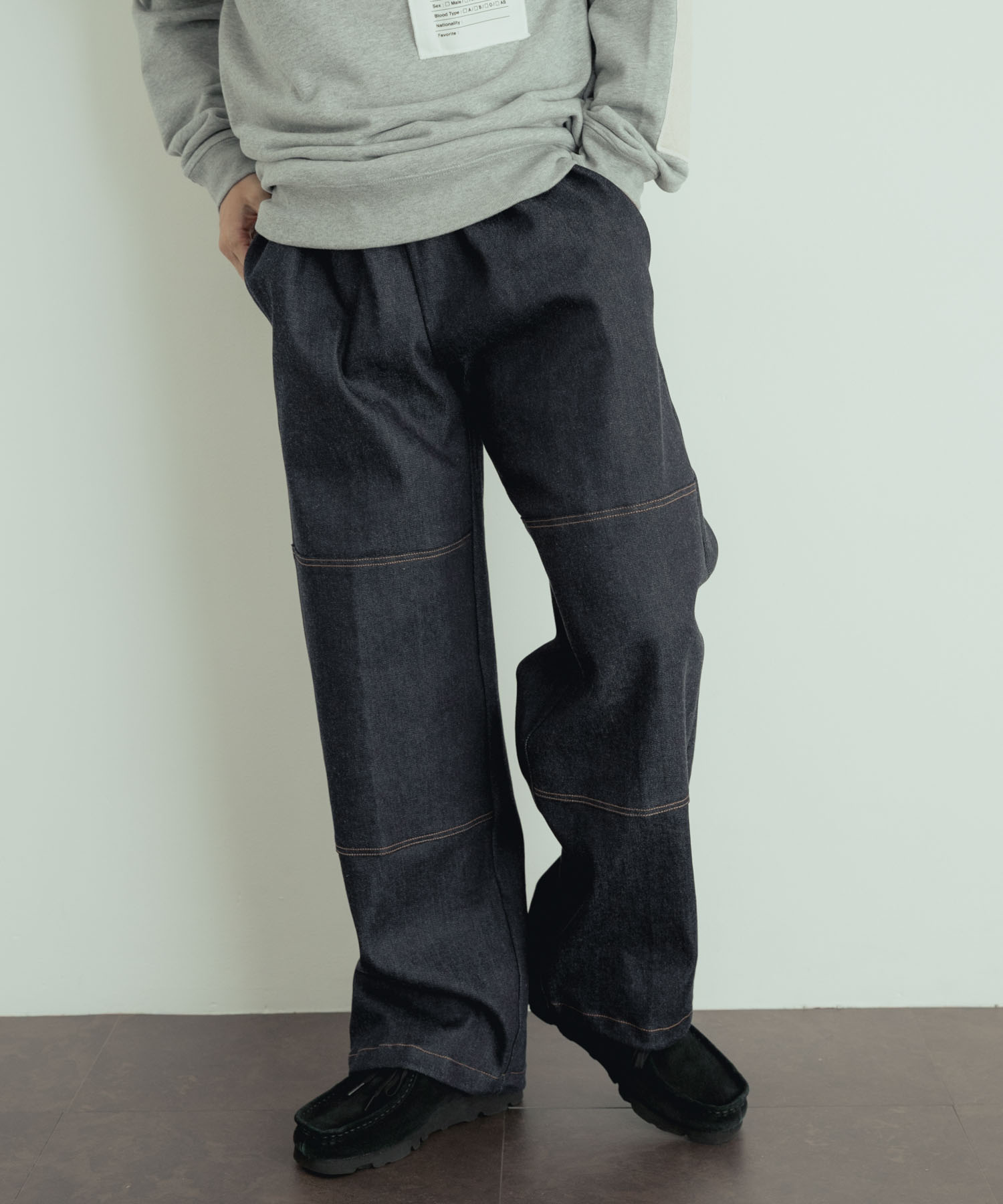 devadurga　DENIM PAINTER PANTS