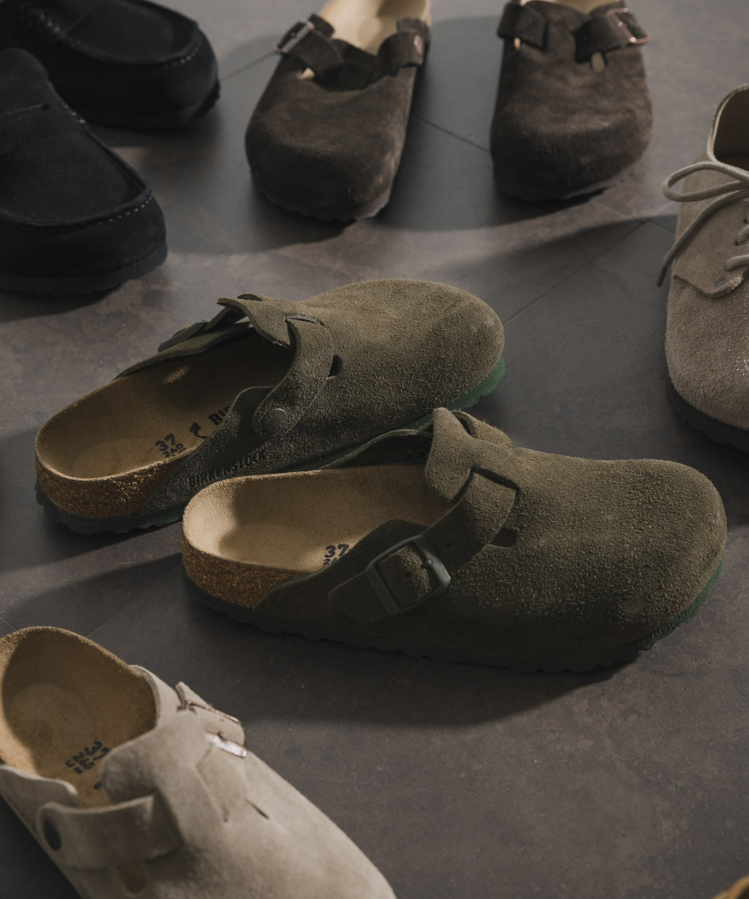 BIRKENSTOCK　BOSTON LEVE THYME M (REGULAR)