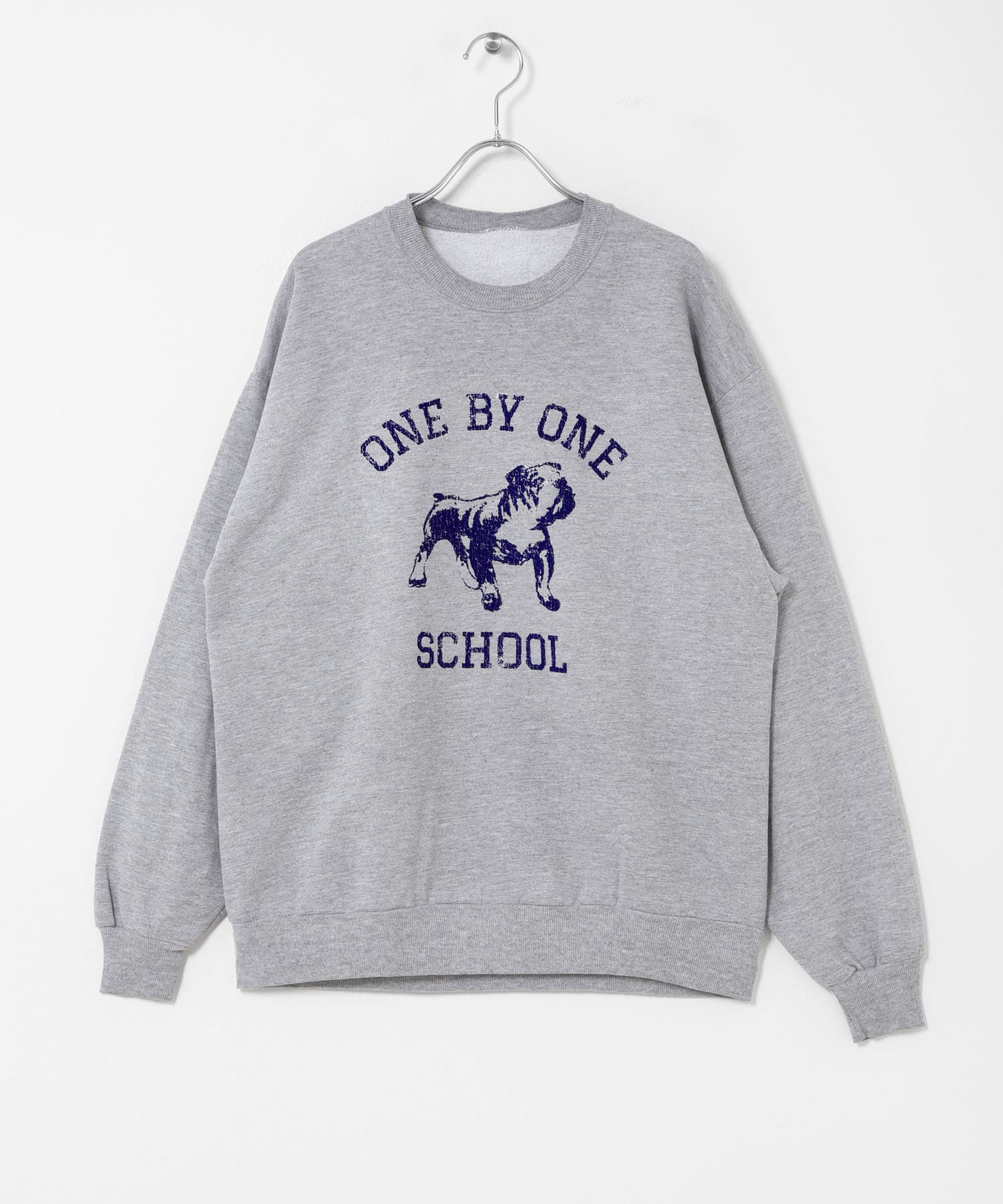 77circa　FLOCKY PRINT SWEAT