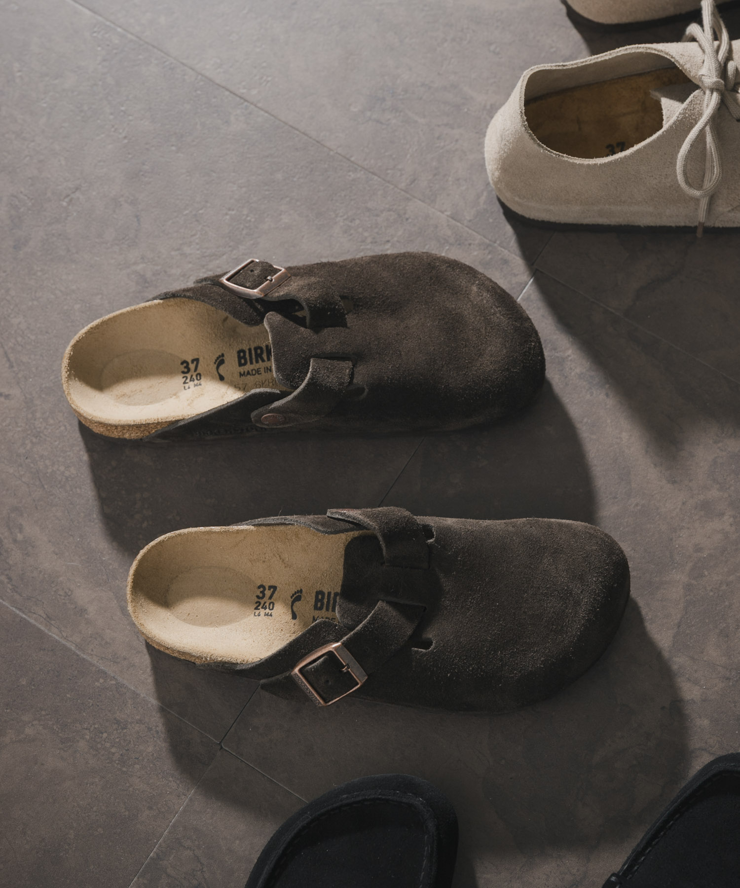 BIRKENSTOCK　BOSTON LEVE MOCCA W (NARROW)