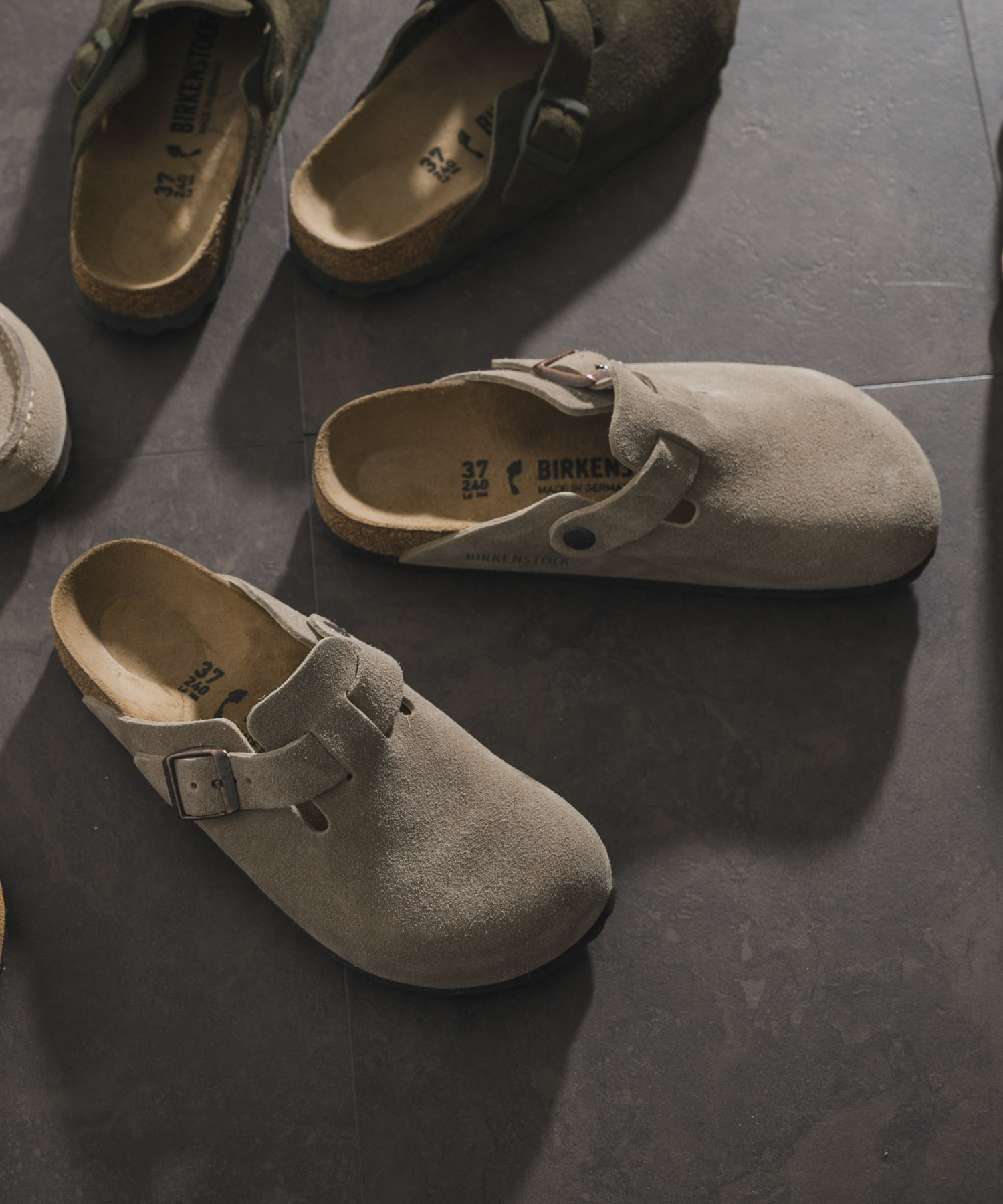 BIRKENSTOCK　BOSTON LEVE TAUPE W (NARROW)