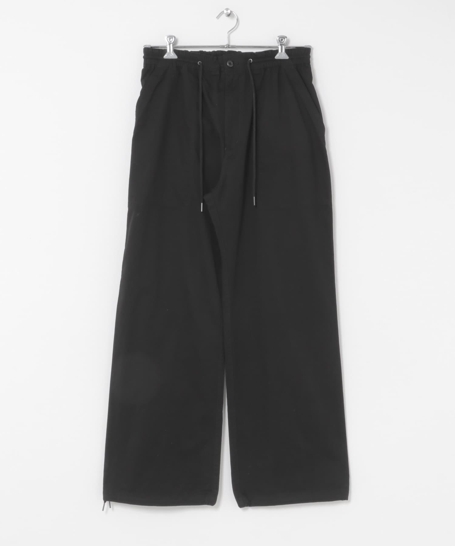 ザ グッドランド マーケット　TWILL EASYPANTS BLACK 1