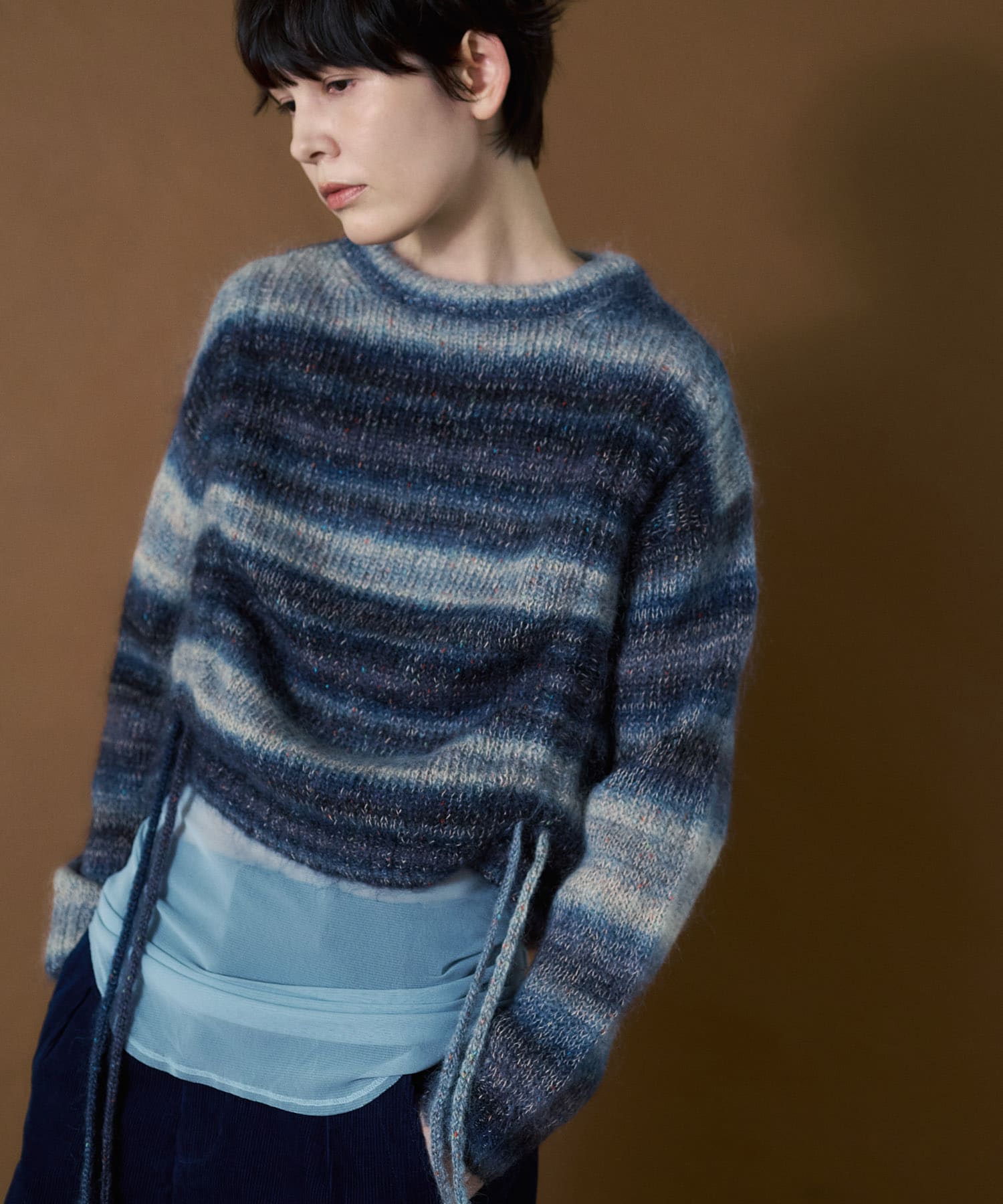 cwtch　PSYCHEDELIC KNIT TOPS