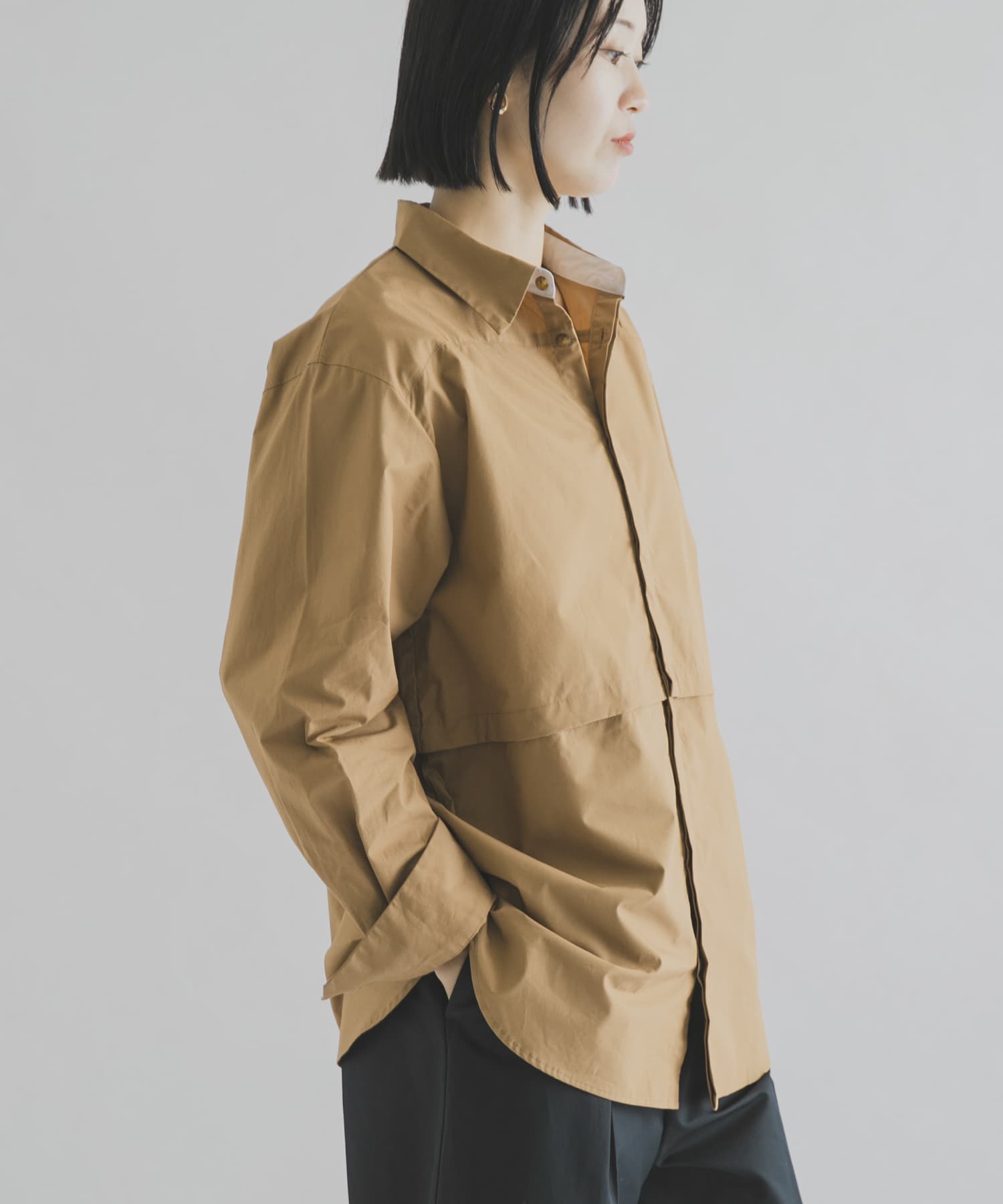 cwtch　ORGANIC 2WAY SHIRTS
