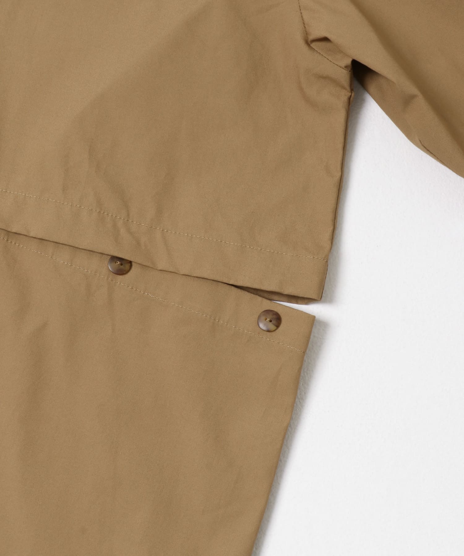 cwtch　ORGANIC 2WAY SHIRTS BROWN Free