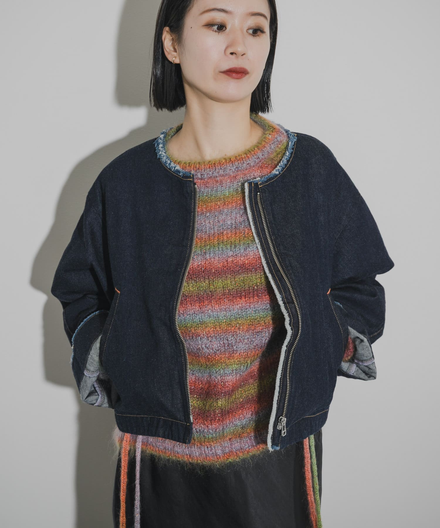 cwtch CUTOFF ORGANIC DENIM JACKET