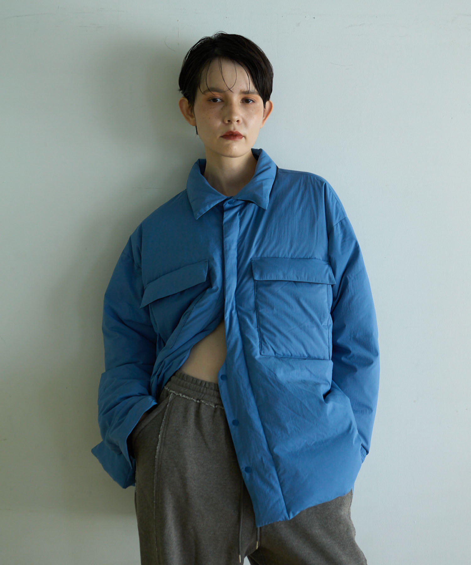 KWD LIGHT DOWN SHIRTS JACKET(One BLUE): アウター｜URBAN RESEARCH