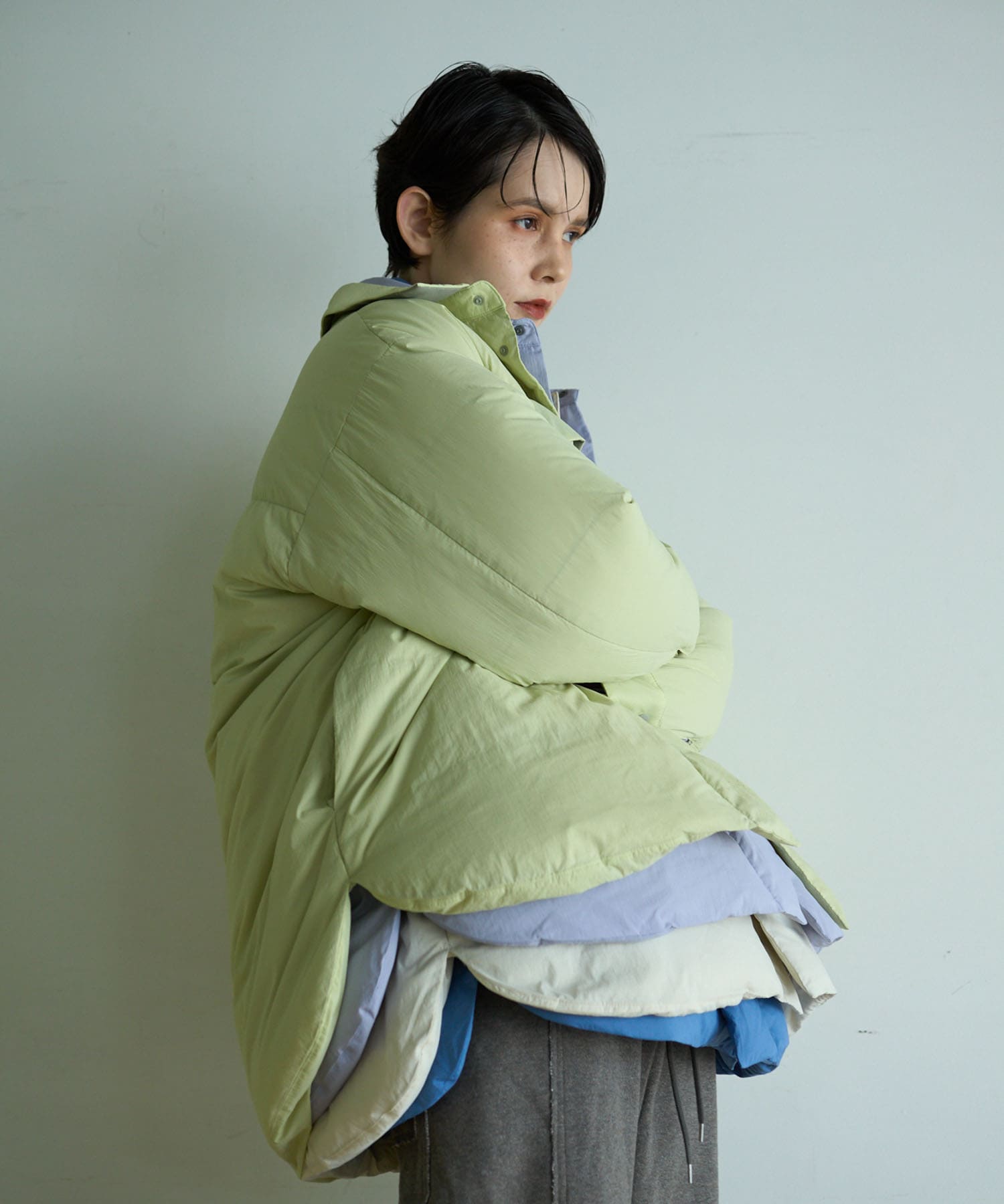 KWD　LIGHT DOWN SHIRTS JACKET