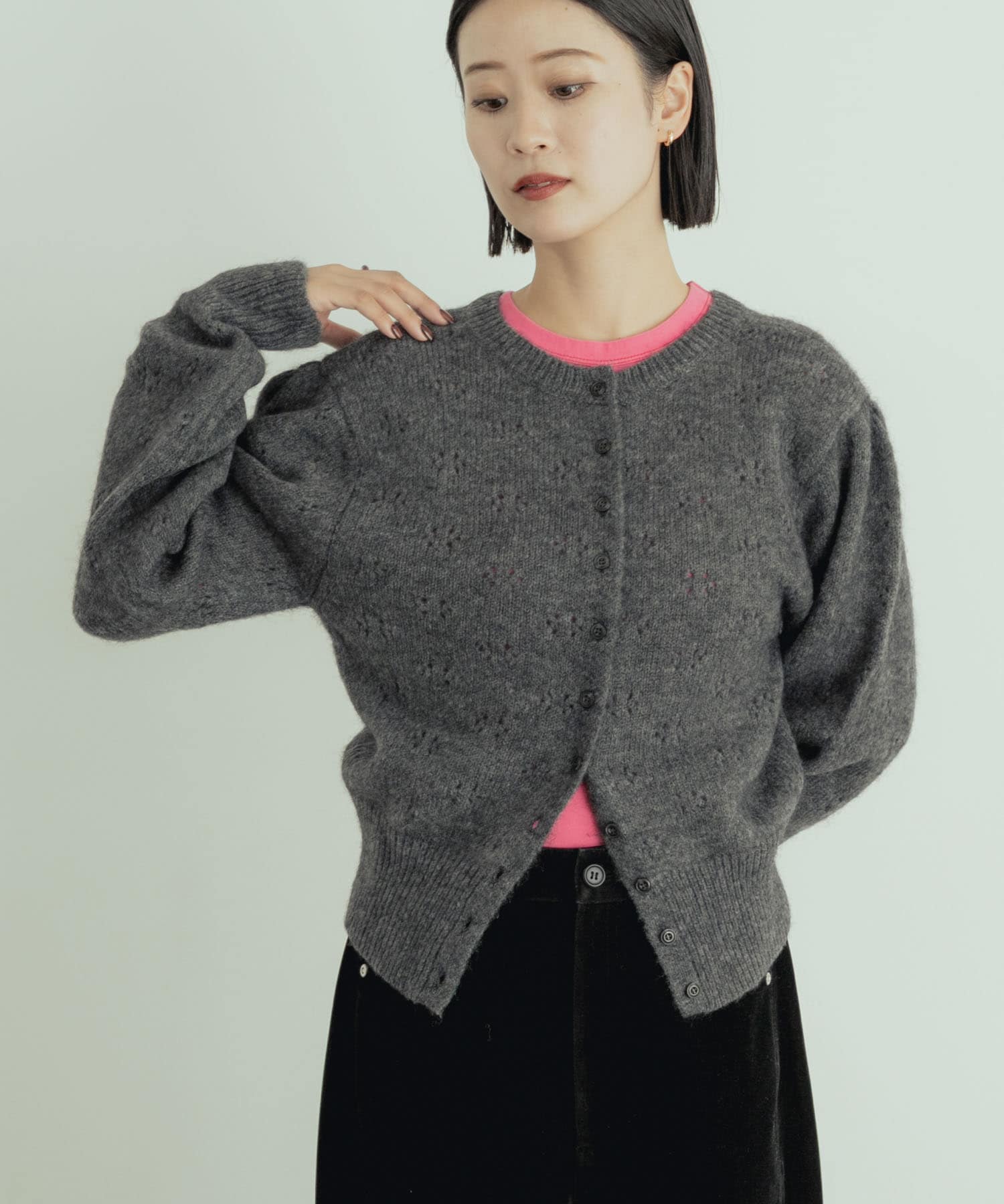 cwtch　PATTERNKNIT 2WAY PULLOVER
