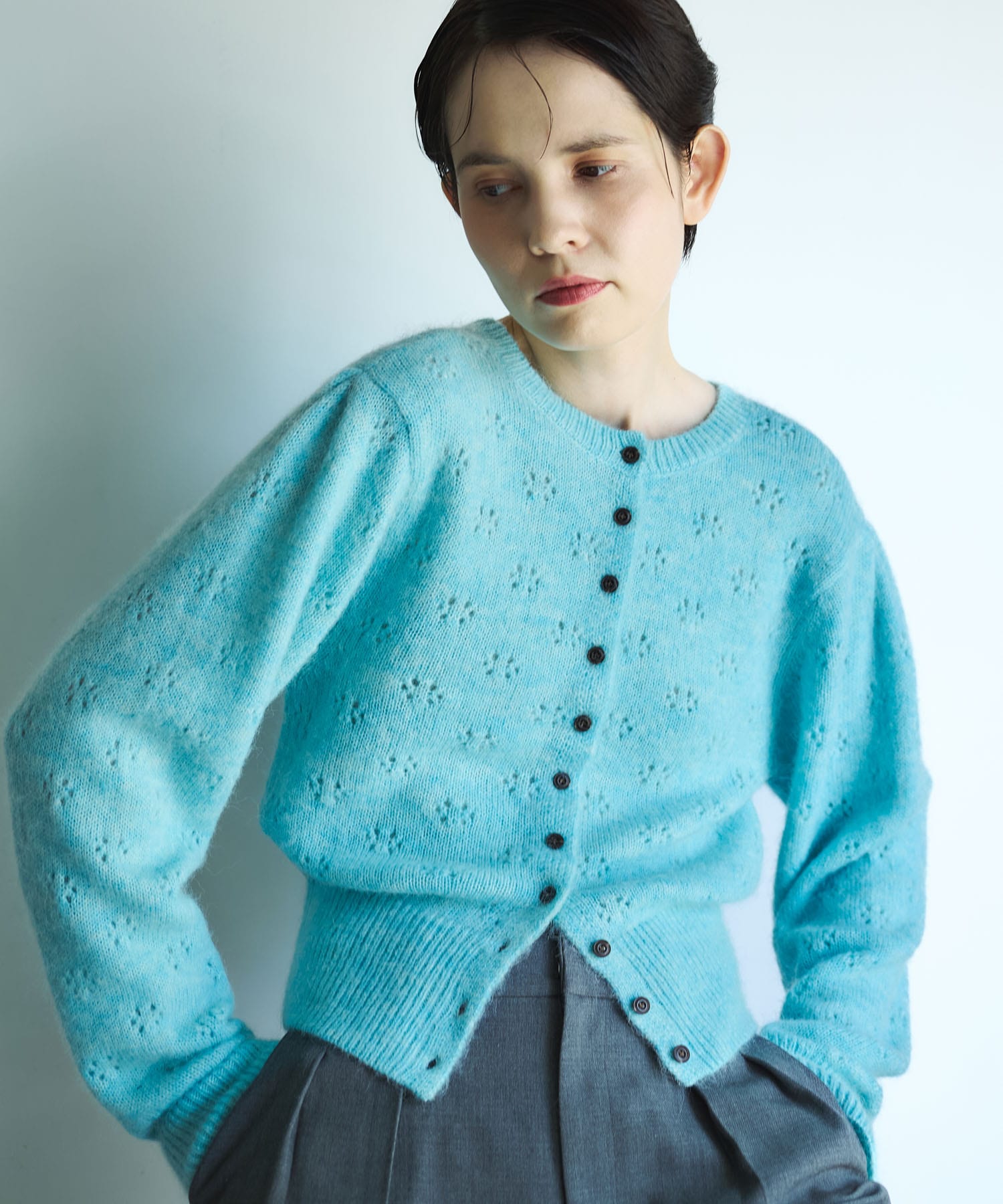 cwtch　PATTERNKNIT 2WAY PULLOVER