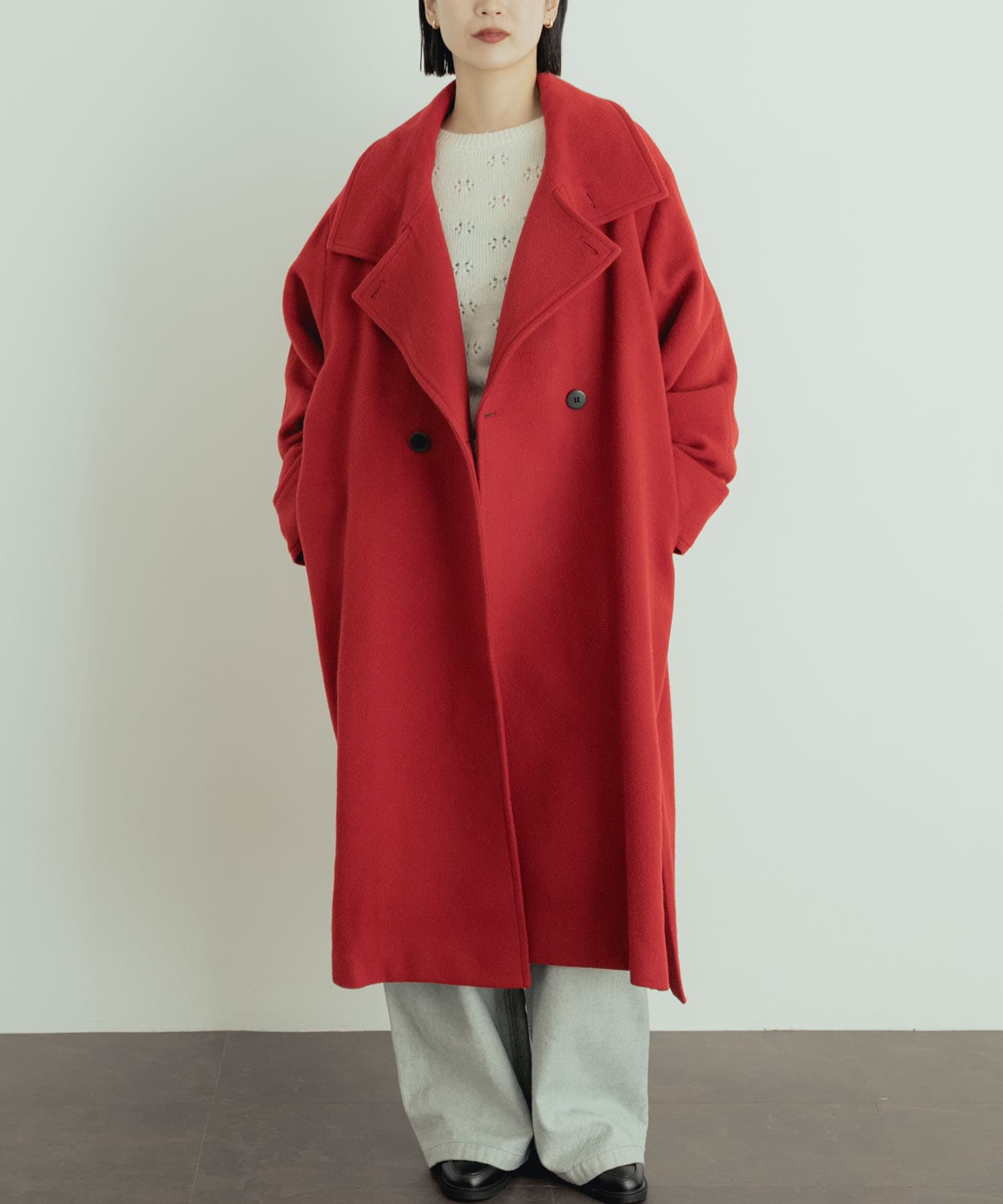 cwtch　WOOL LONG COAT