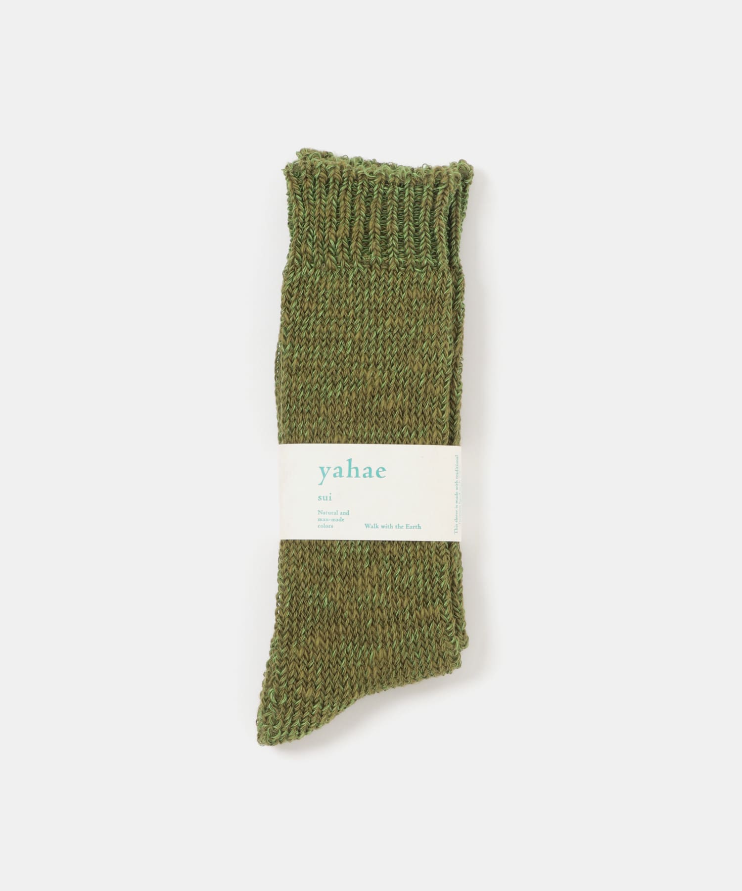 YAHAE　OC LINEN LOWGAUGE SOCKS 13GREEN M
