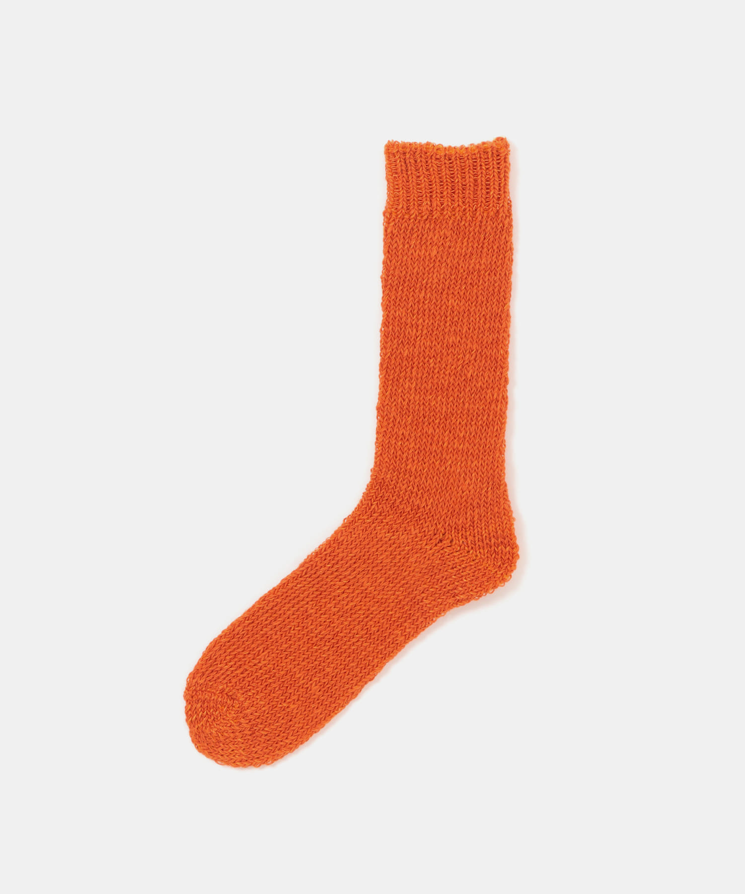 YAHAE　OC LINEN LOWGAUGE SOCKS 06 ORANGE M
