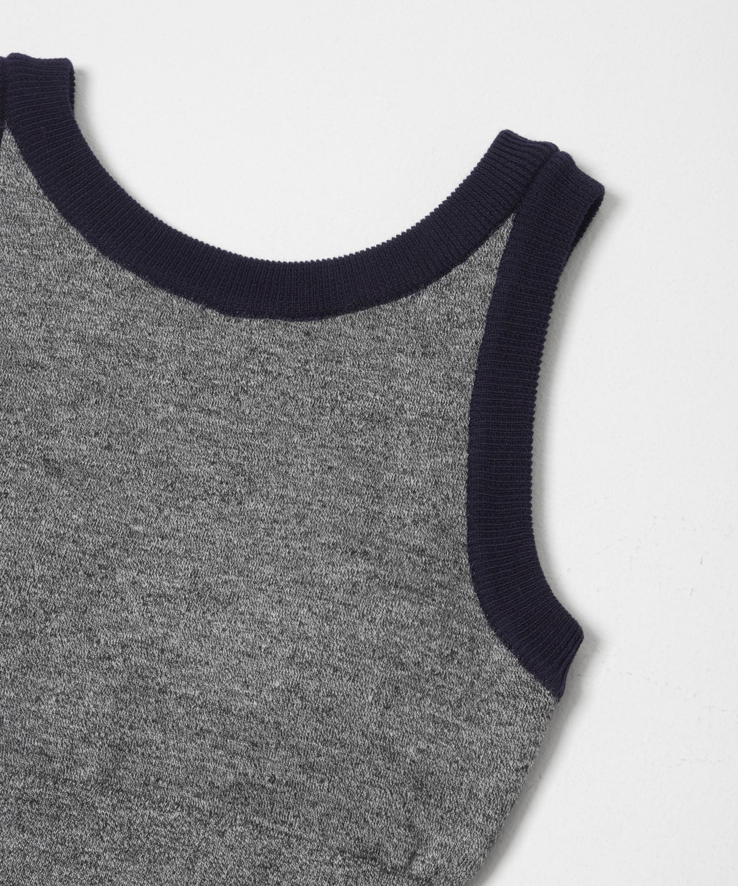 nakes　AMERICAN SLEEVE RIB TANK BLACK 1