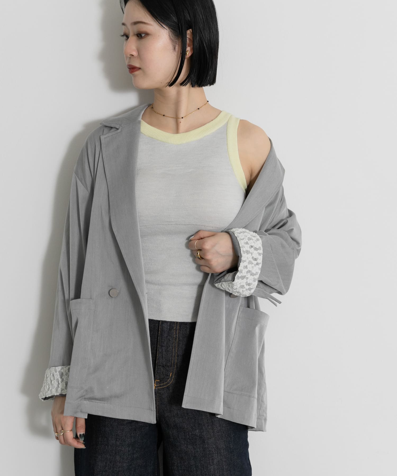 nakes　AMERICAN SLEEVE RIB TANK