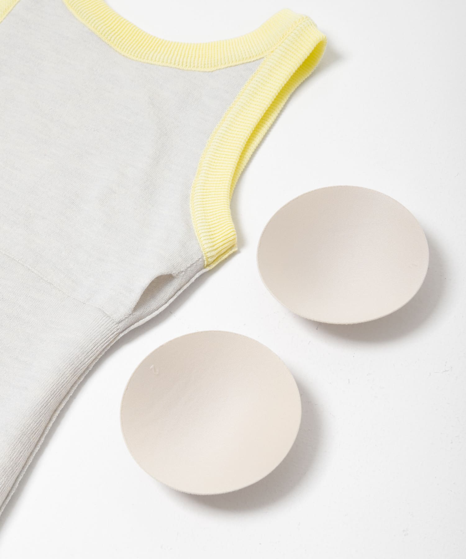 nakes　AMERICAN SLEEVE RIB TANK FOG GRAY 1