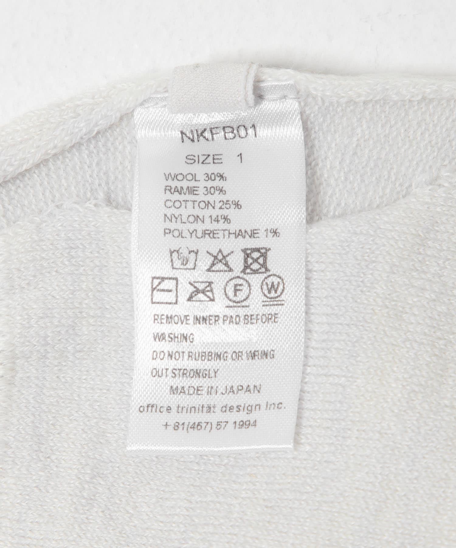 nakes　AMERICAN SLEEVE RIB TANK FOG GRAY 1