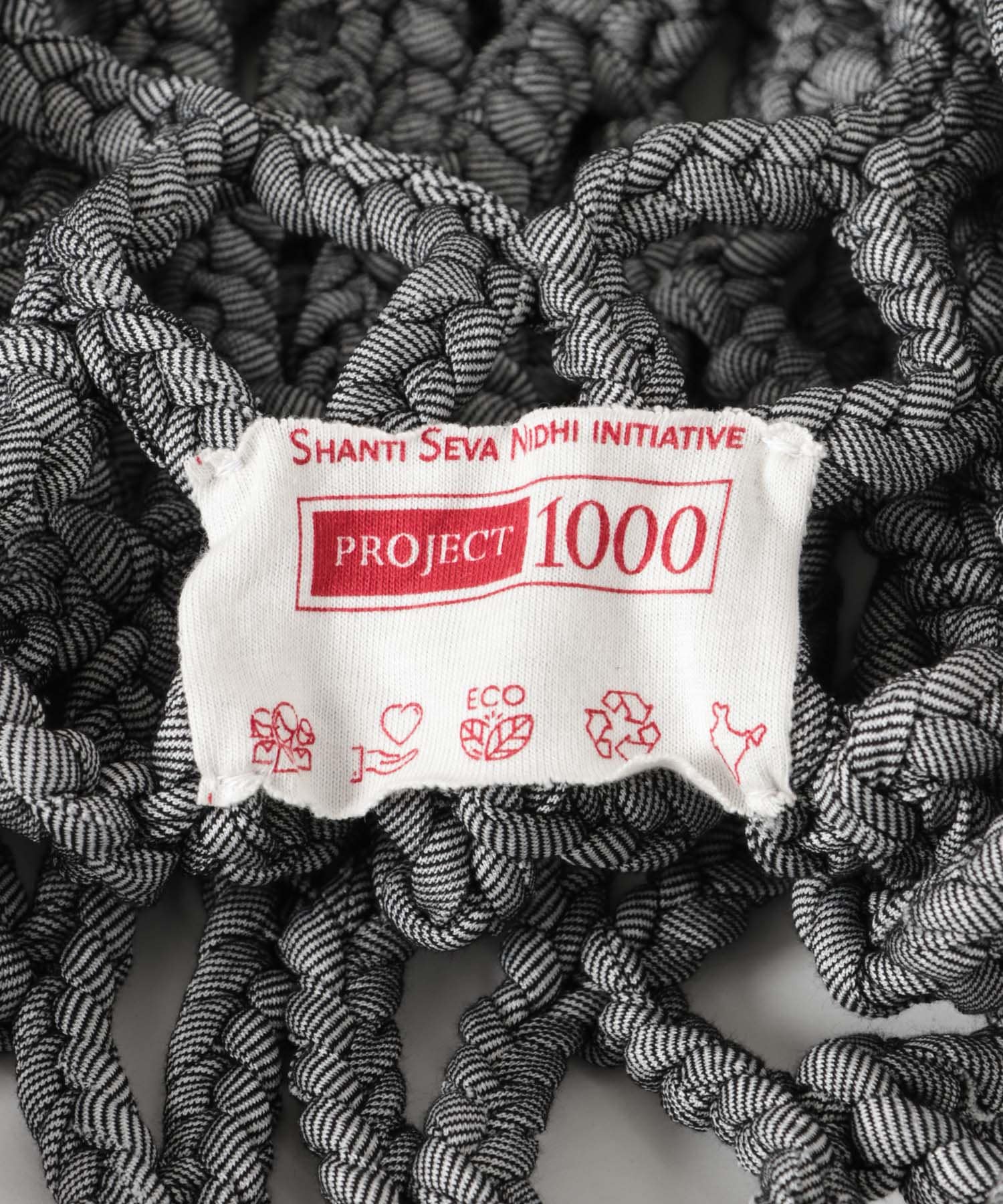PROJECT 1000　MESH BAG bk stripe One