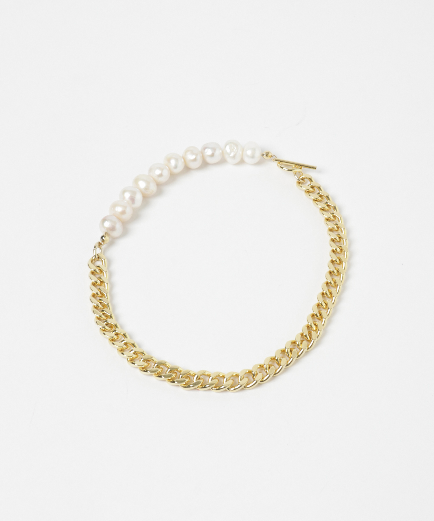 STACEY　チャンキーチェーンネックレス GOLD Free